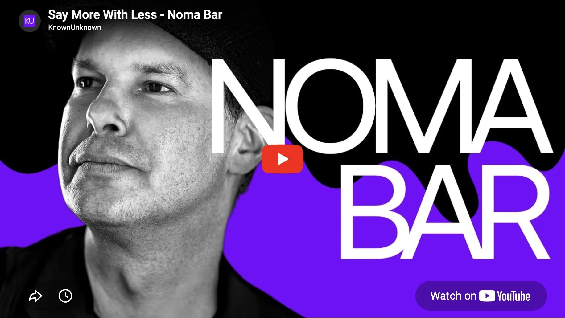 ‘Say More With Less’ : Noma Bar in conversation with James Sommerville OBE