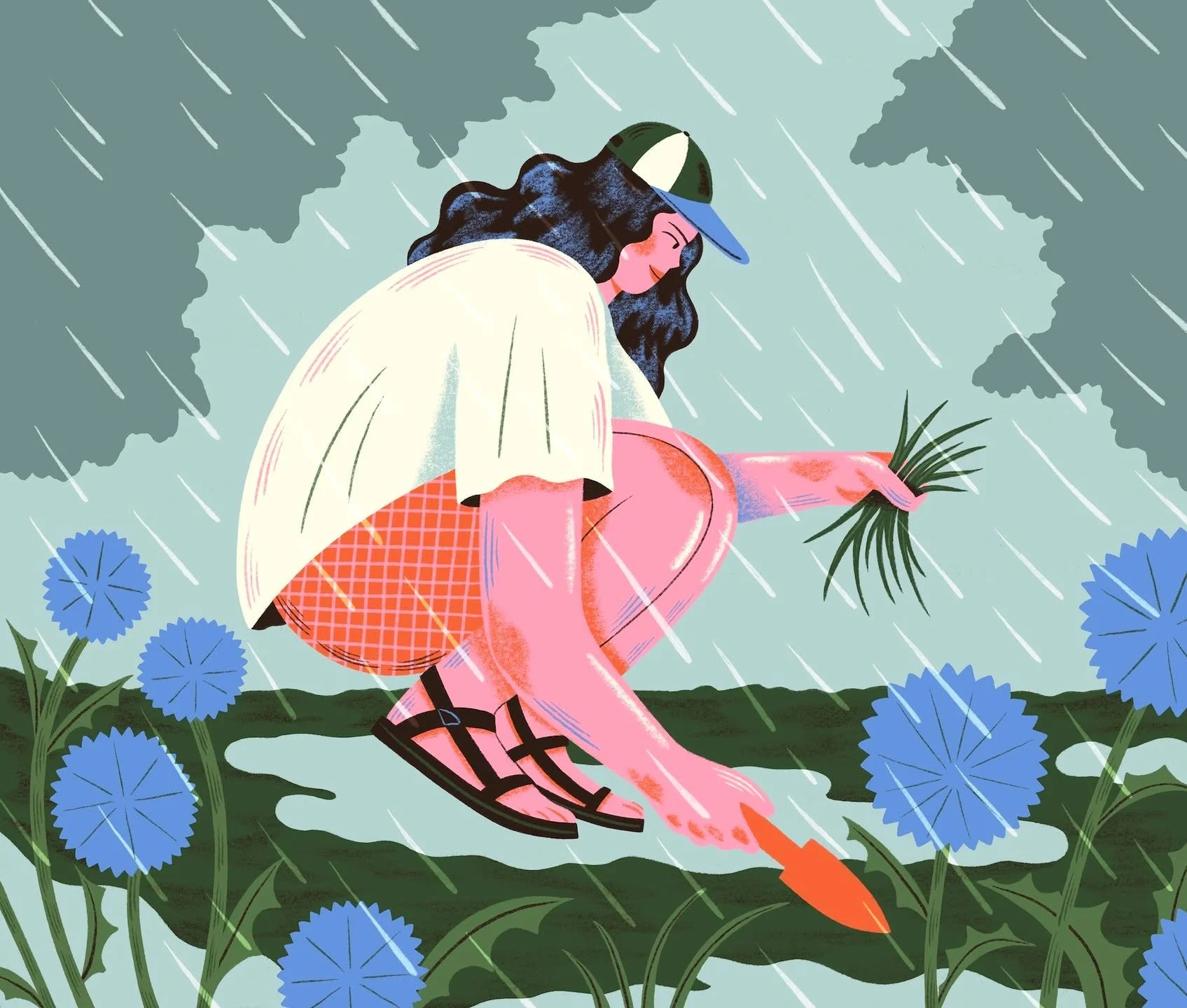 Over 2 years Clara Dupr&eacute; @clarasupersuper created 24 illustrations for @charlotte_mendelson_'s Neighbourhood column in The Observer.

A super run of recurring editorial work!

The column explored everyday life, gardens, neighbours, domestic dr
