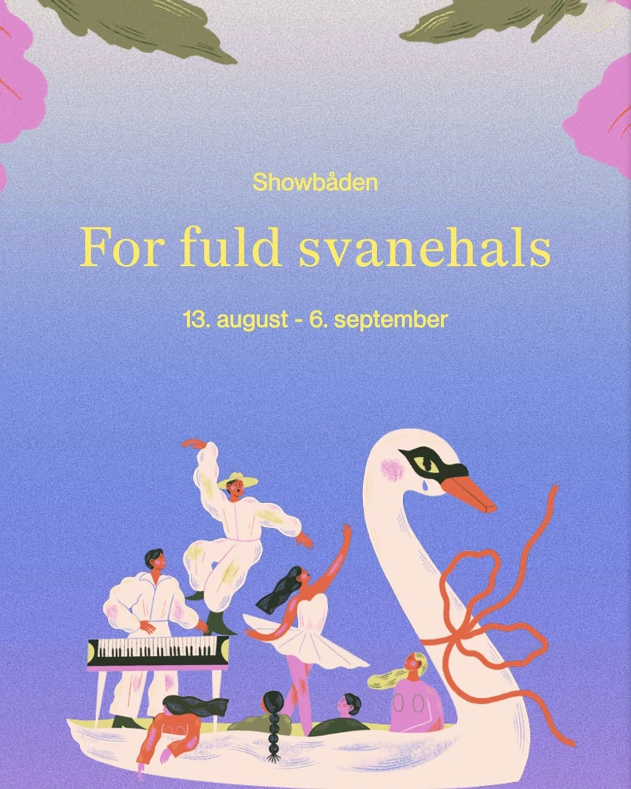 Clara Dupre @clarasuperduper has created the poster for Showbąden 2026 at Copenhagen Opera Festival @cphoperafestival 

The live opera canal cruise runs from 13 August >>> 6 September 2026,l from Ved Stranden in Copenhagen.

For new listener