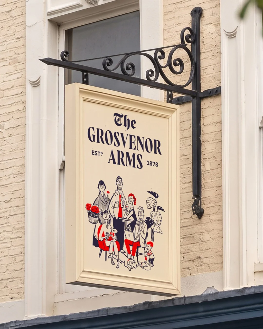 Satoshi Hashimoto Illustrates The Grosvenor Arms, Earlsfield