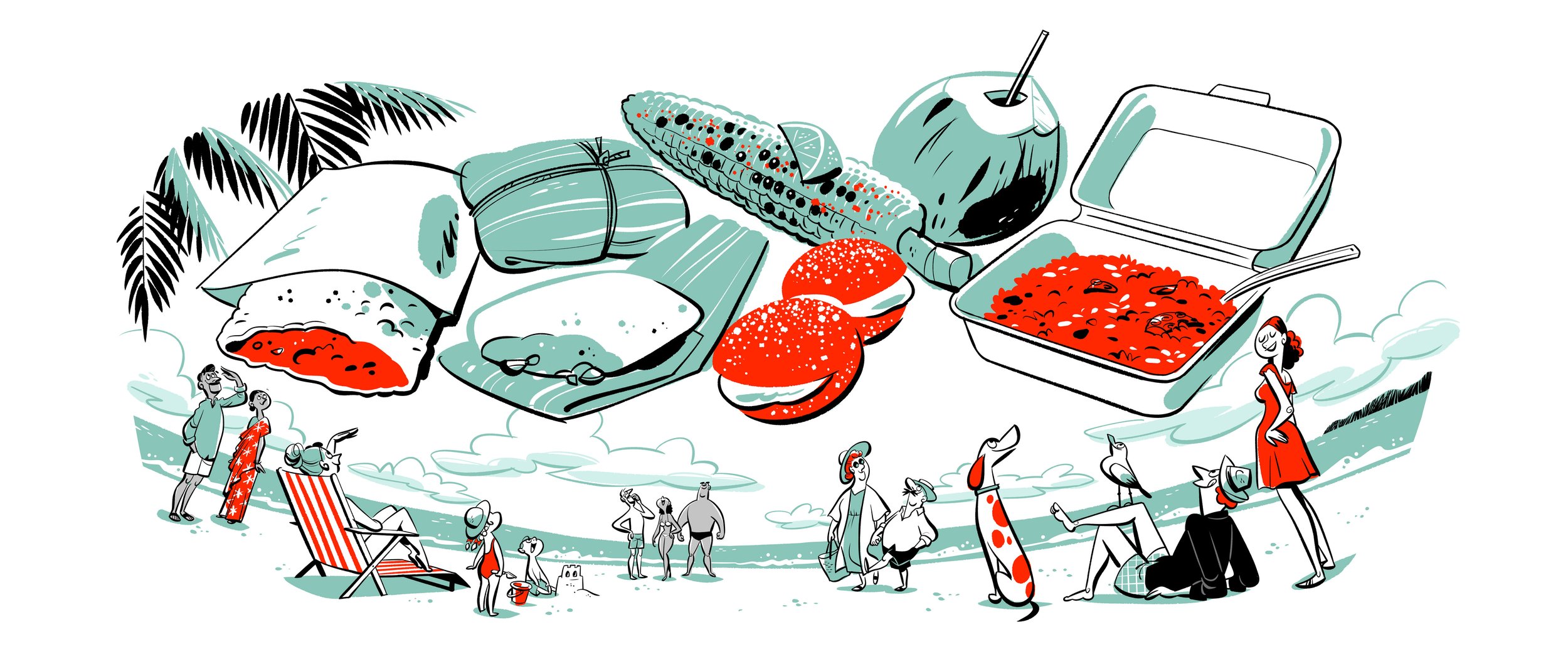 Satoshi Hashimoto for Guardian Food Quarterly: A Beach Feast