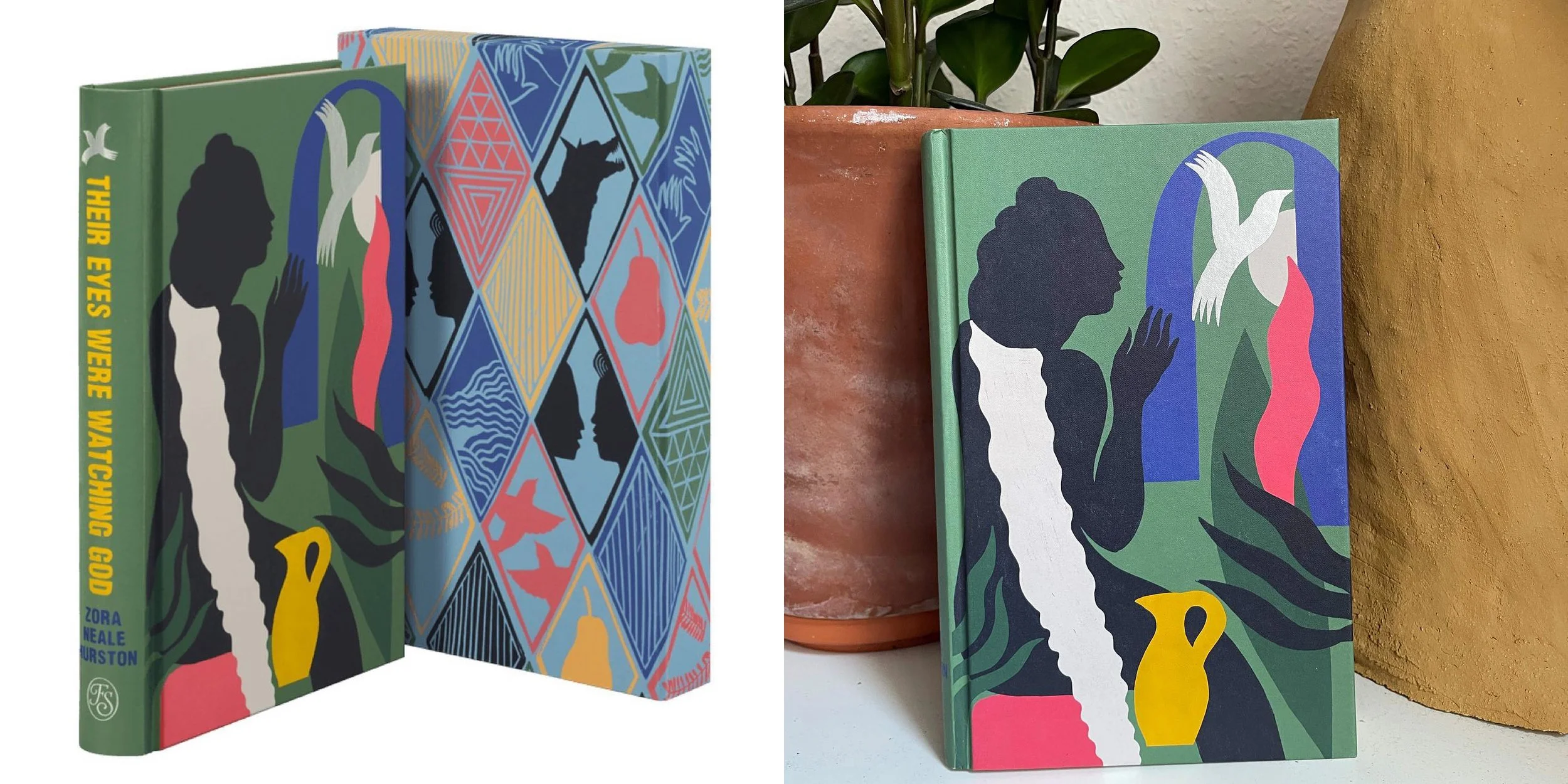 Diana Ejaita | FOLIO SOCIETY | Cover and case for Zora Neale Hurston "Their eyes were watching god"