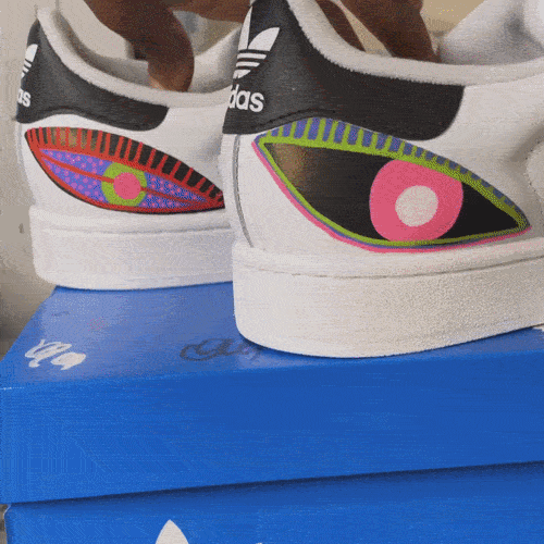 Diana Ejaita | Customised Adidas Superstars for Oroko Radio DJ Sessions @ KDK

13 pairs - 4 eyes each pair

ph credit @meklit.fekadu