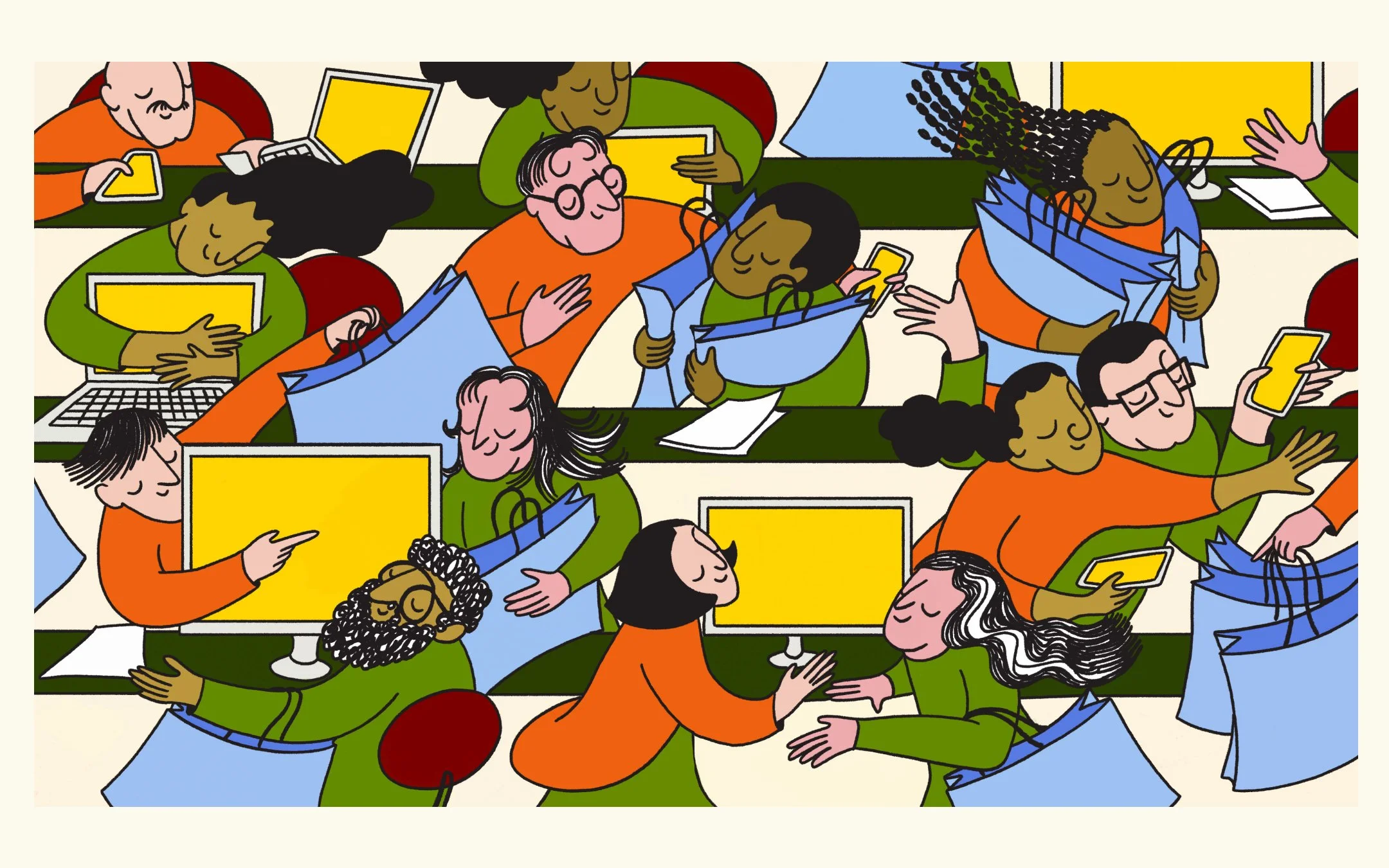 Debora Szpilman Illustrates The Edit for Attentive’s 2026 Black Friday Cyber Monday Campaign