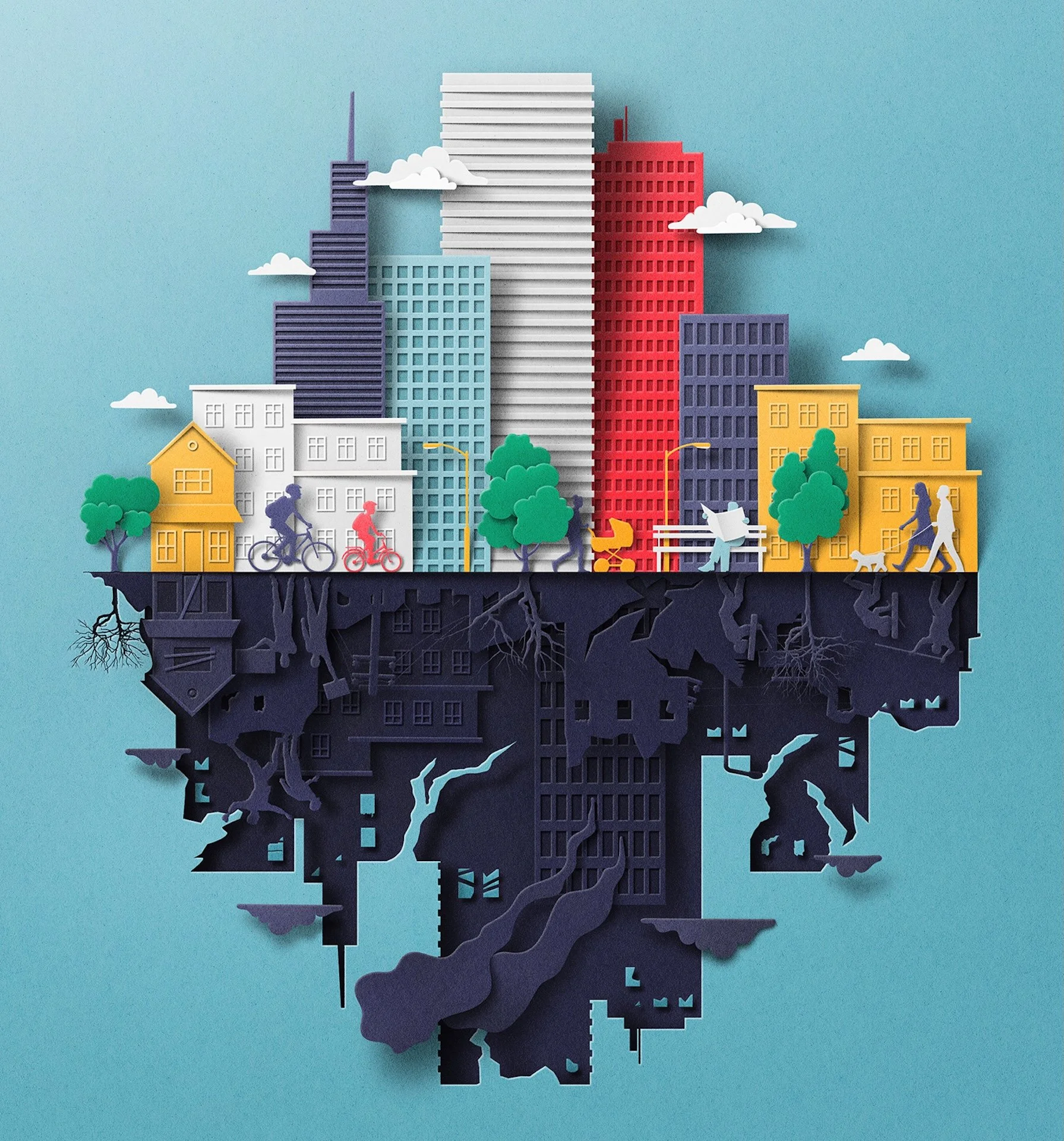 guardian-eiko-ojala-illustration--how to avoid a civil war, by the man who predicted trump- for guardian saturday magazine.jpg