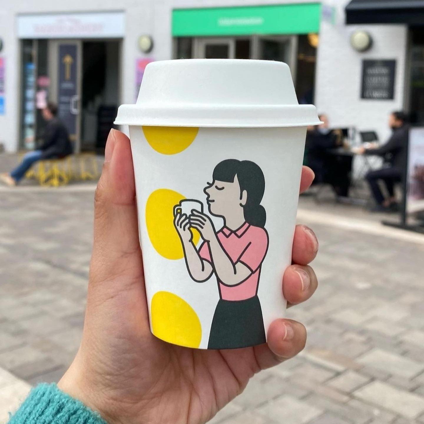 Character driven illustrations by Tomi Um for Intermission Coffee in London