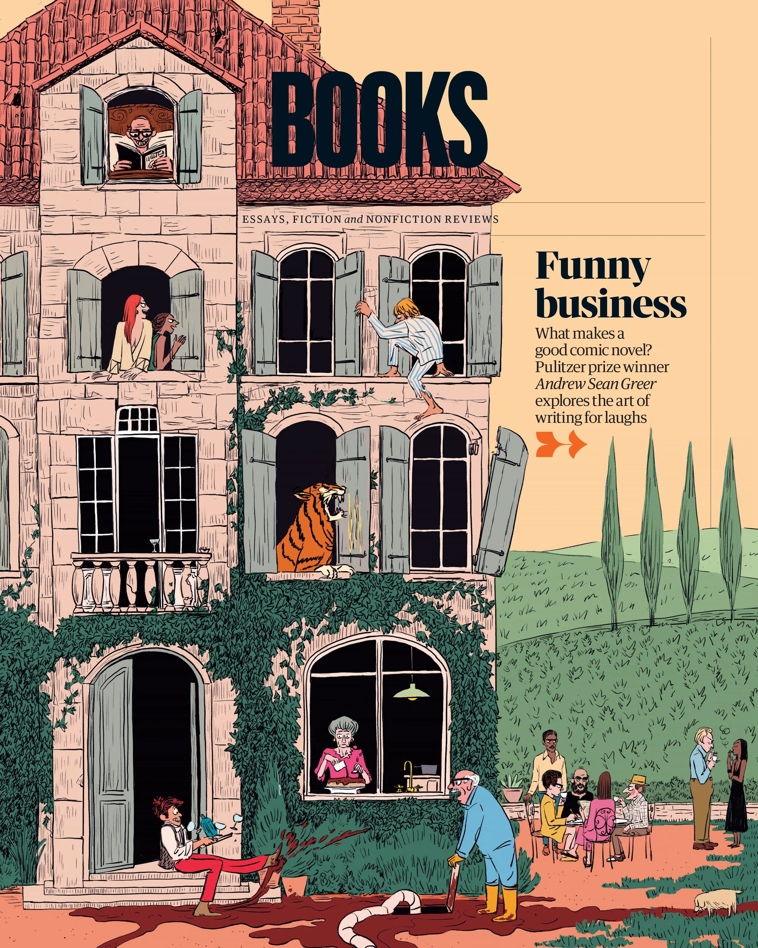 Javi Aznarez Illustrates ‘How to Write a Comic Novel’ for The Guardian