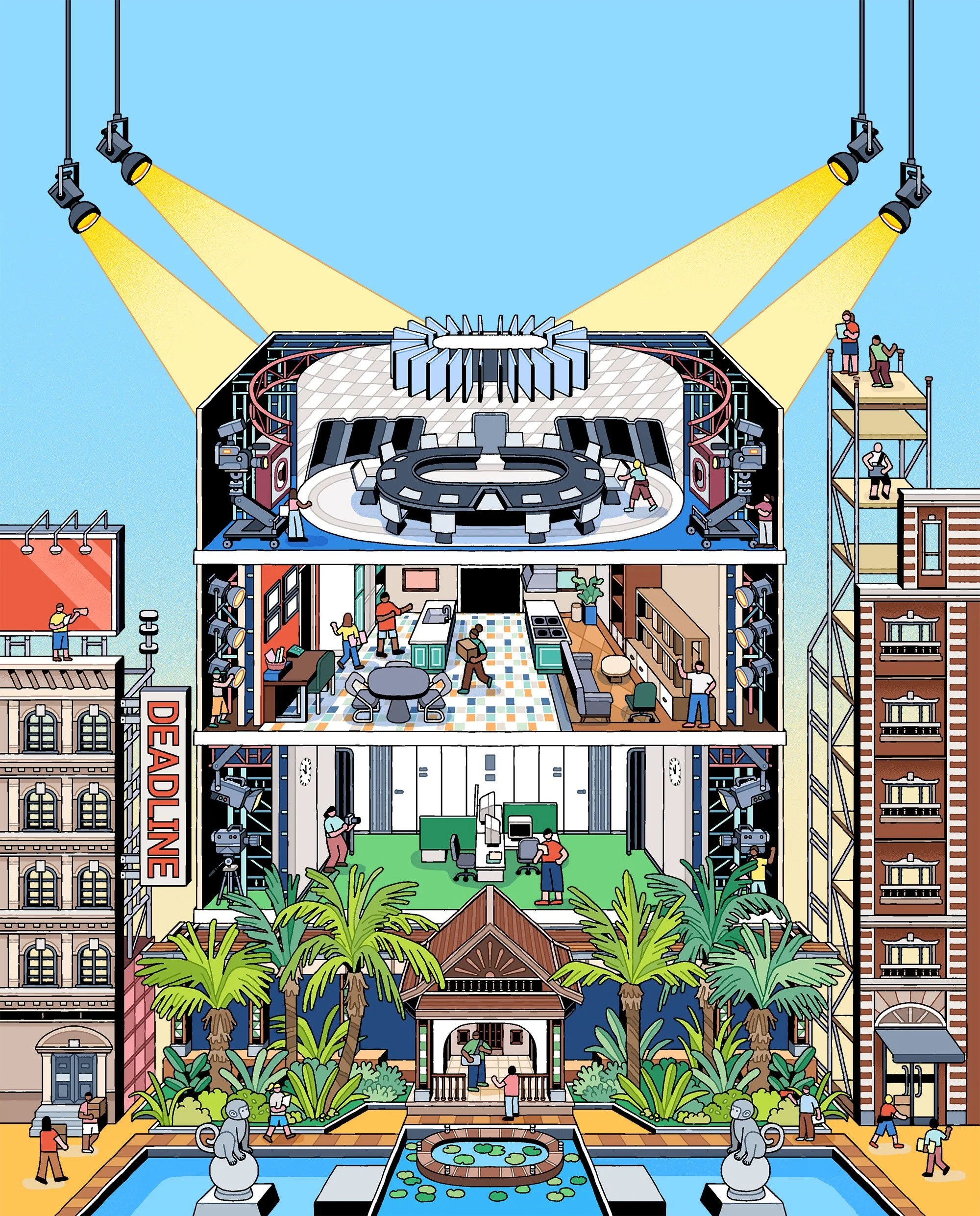 Deadline Contenders illustration by Jisu Choi