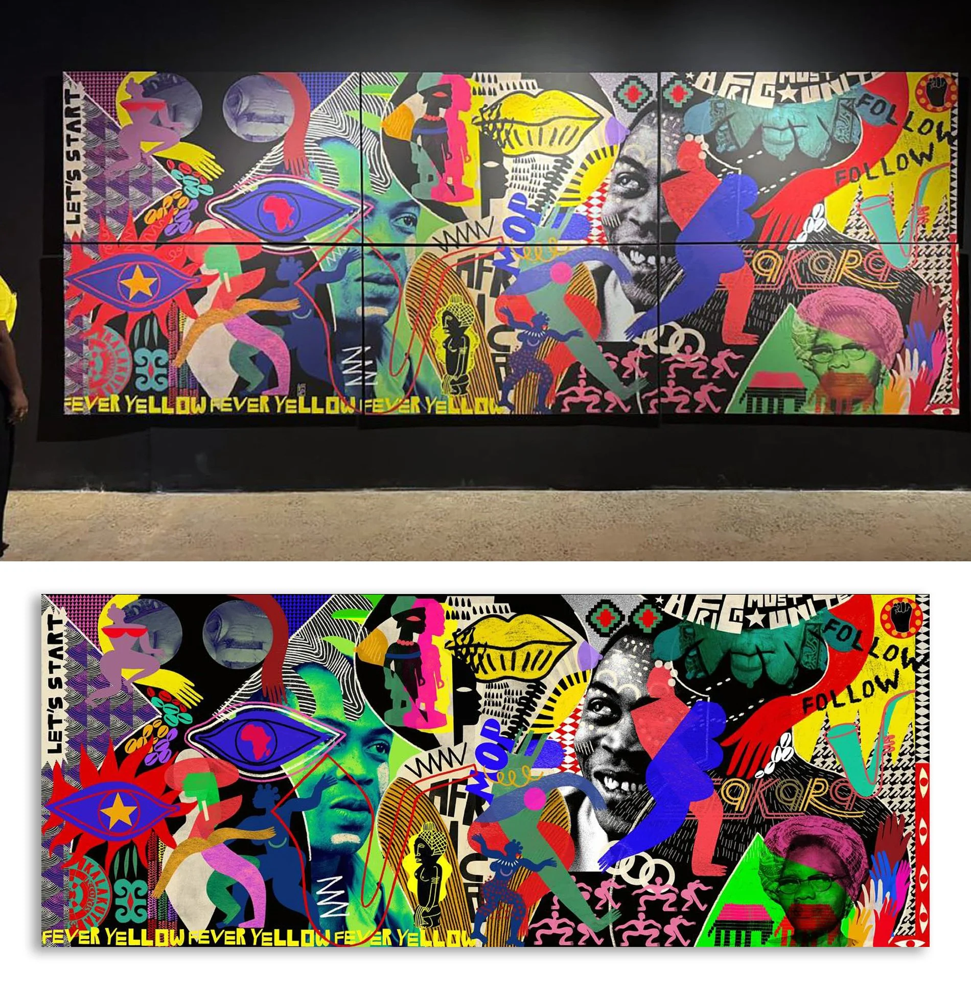 Diana Ejaita | Fela Kuti Wall Installation