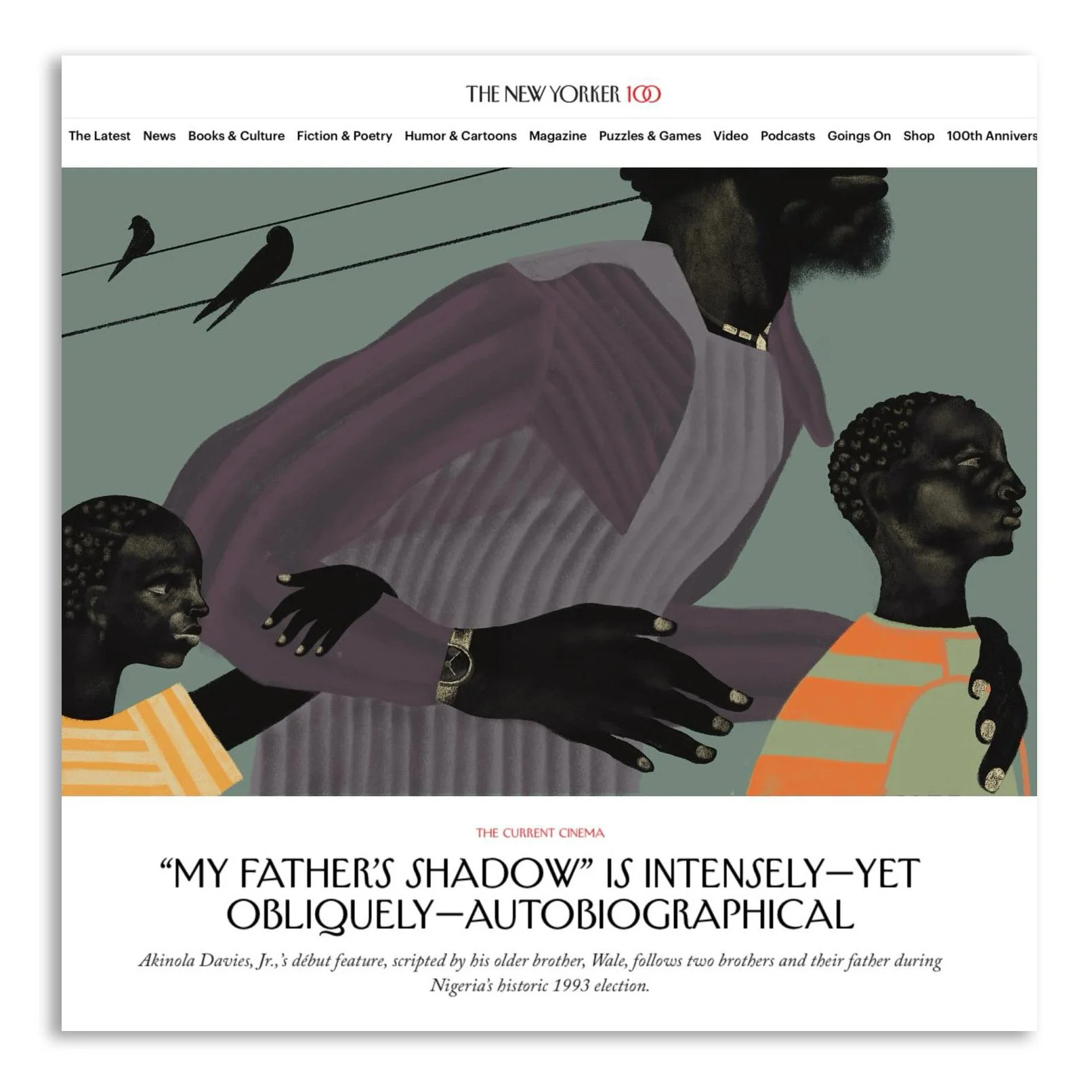 Diana Ejaita | The New Yorker film review
"My Fathers Shadow" by @akinoladaviesjr