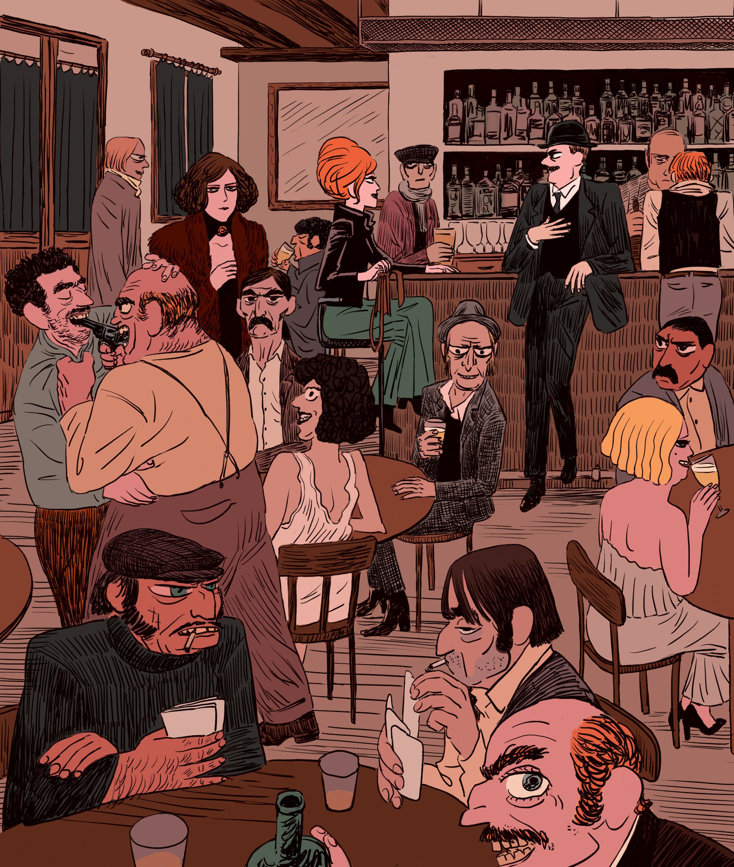 Javi Aznarez: Cinematic Editorial Illustration for Stern Crime - Lord of Barmbeck.