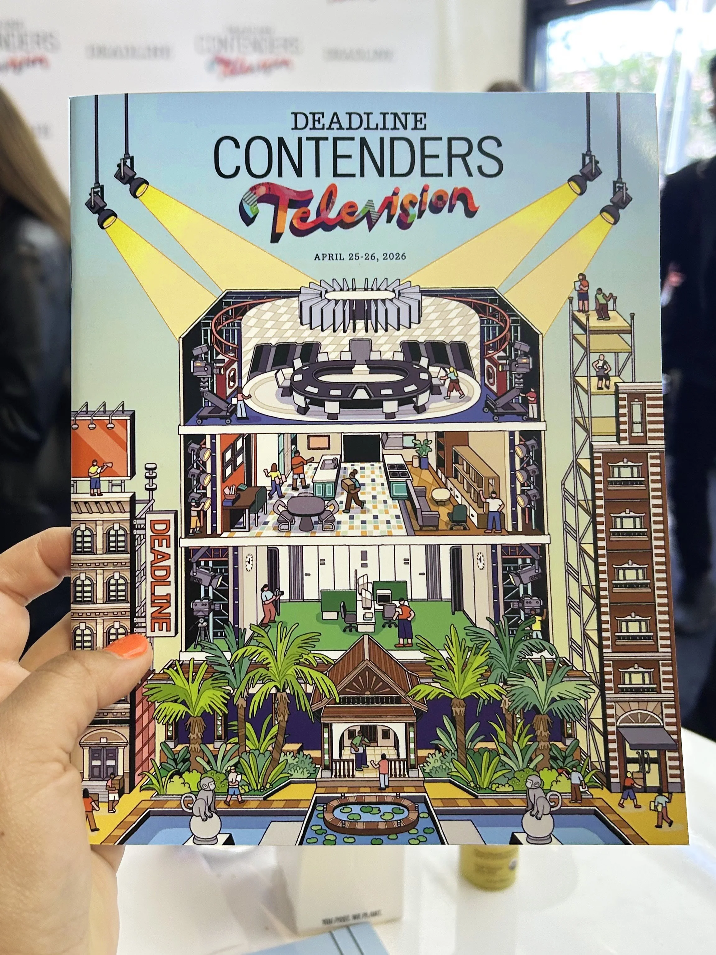 Deadline Hollywood  Contenders Magazine cover illustrated by Jisu Choi