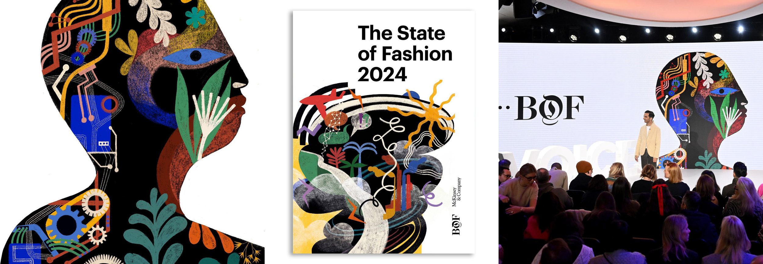 Diana Ejaita | Visuals for "Business of Fashion" @bof event & annual report cover

