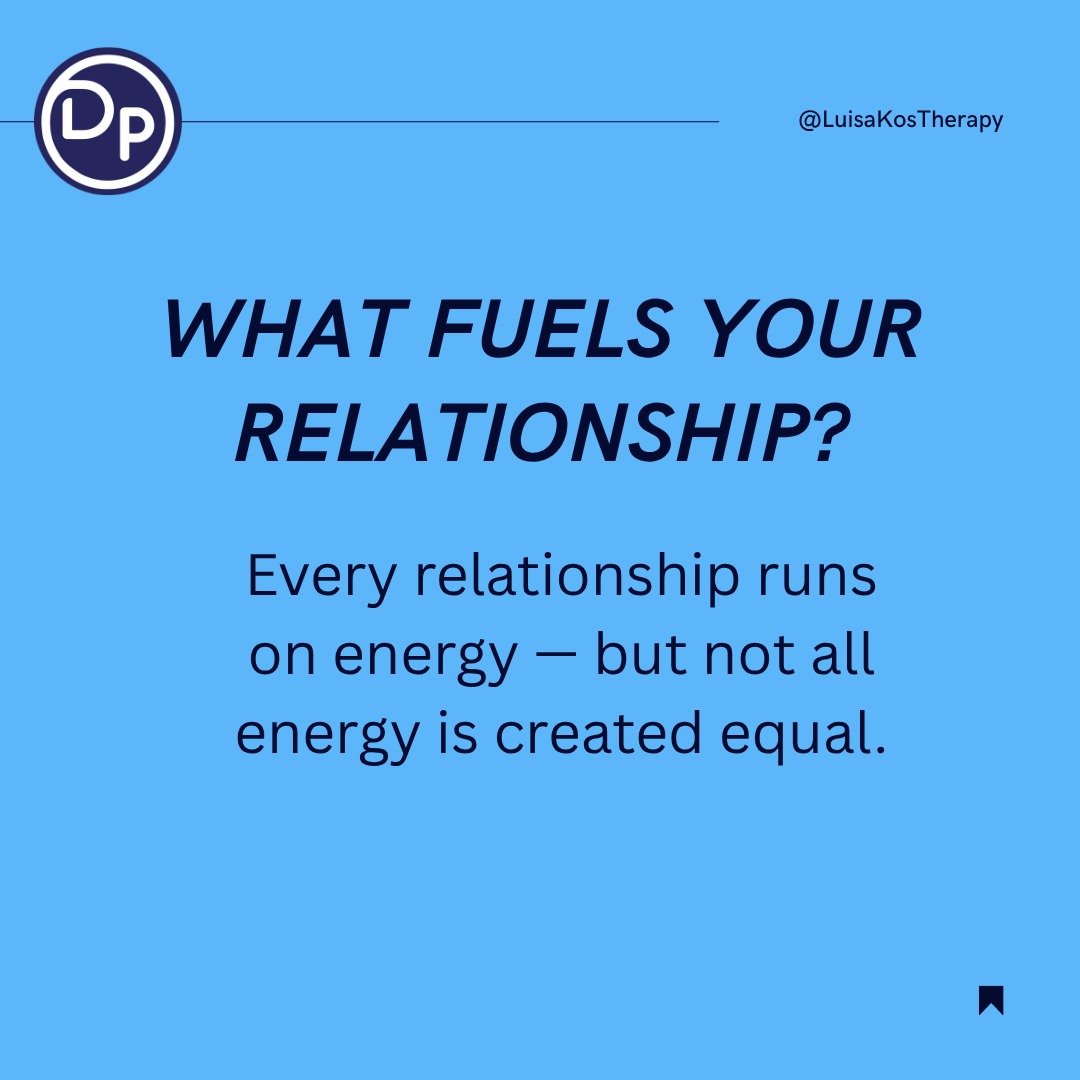Most couples don&rsquo;t realise their relationship is running on the wrong kind of energy &mdash; until they feel emotionally drained or disconnected.
⠀
A relationship can &ldquo;run&rdquo; on stress, conflict, drama, even avoidance&hellip; but it w