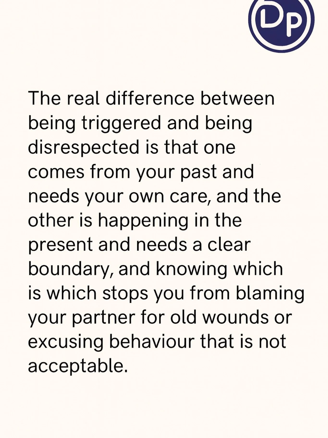 Sometimes what feels like disrespect is actually an old wound being activated, and sometimes what feels like a trigger is actually someone crossing a line. Learning the difference protects your relationship and protects you.

#relationships #relation