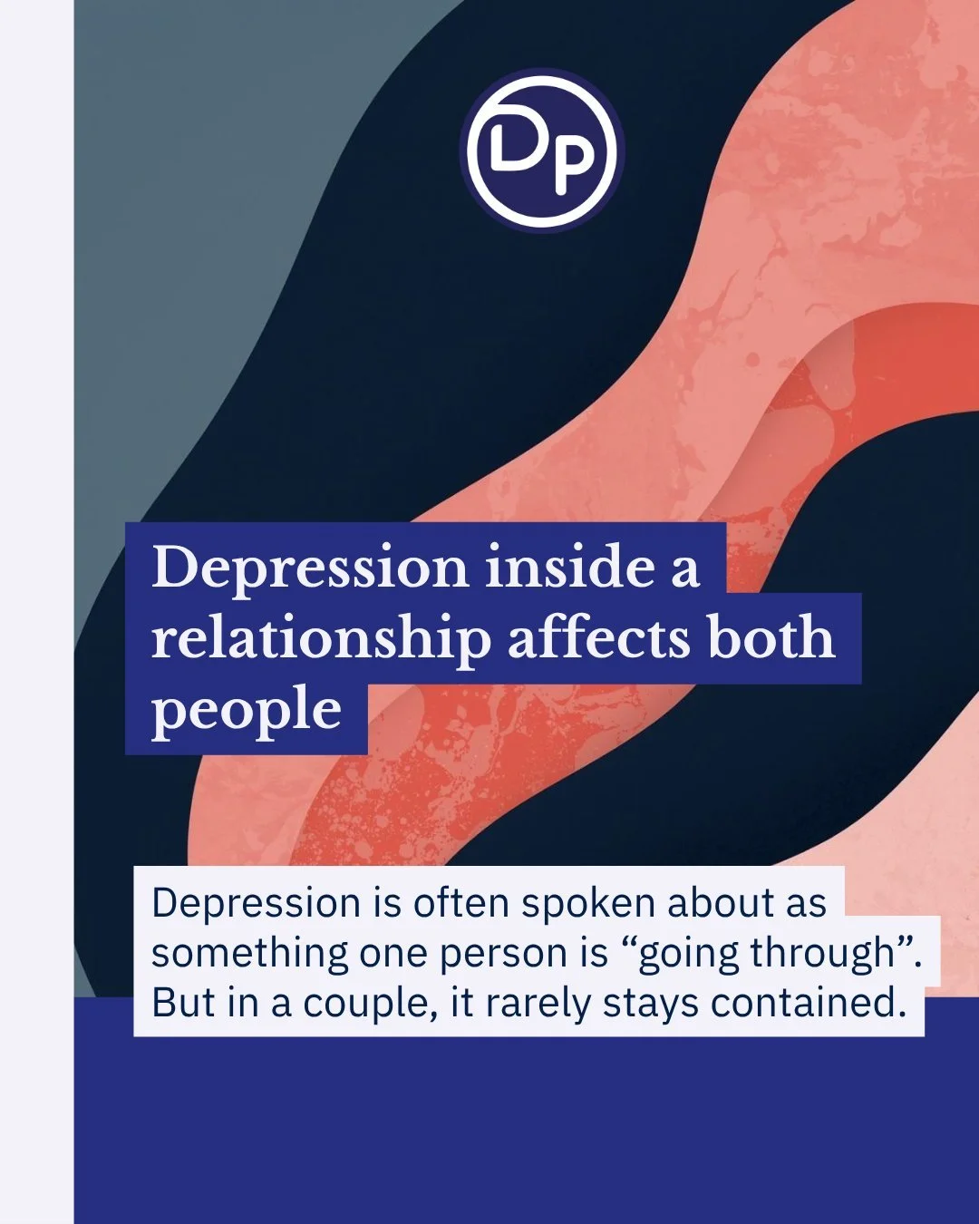 Depression is often spoken about as something one person is &ldquo;going through&rdquo;. But in a couple, it rarely stays contained.

It can slow everything down, conversations, decisions, daily life. One partner may feel flat, foggy or overwhelmed, 