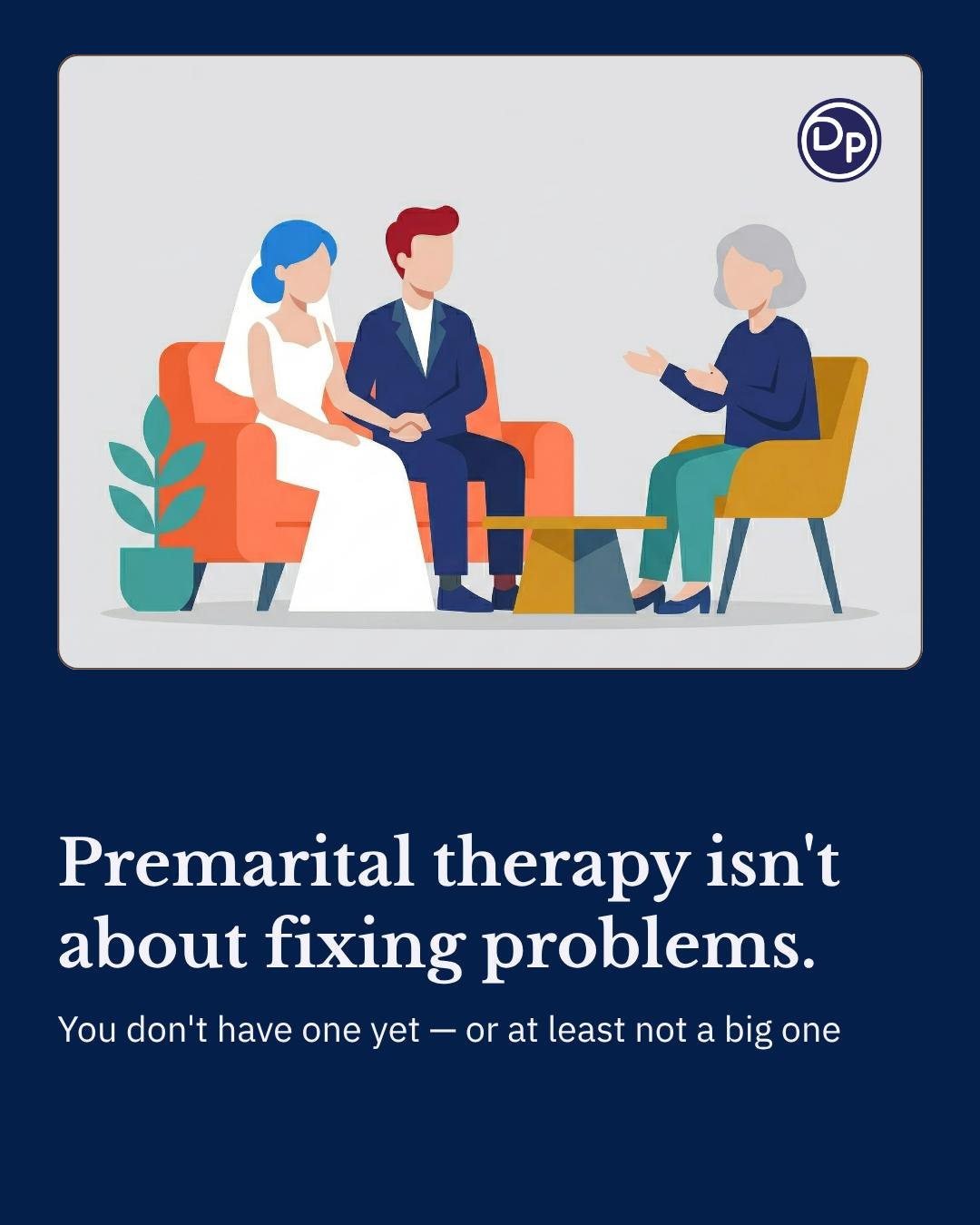 Most couples wait six years before getting help.
Six years of the same argument. Six years of going to bed frustrated. Six years of slowly learning to need each other a little less.
The couples who do best in therapy aren't the ones in crisis. They'r
