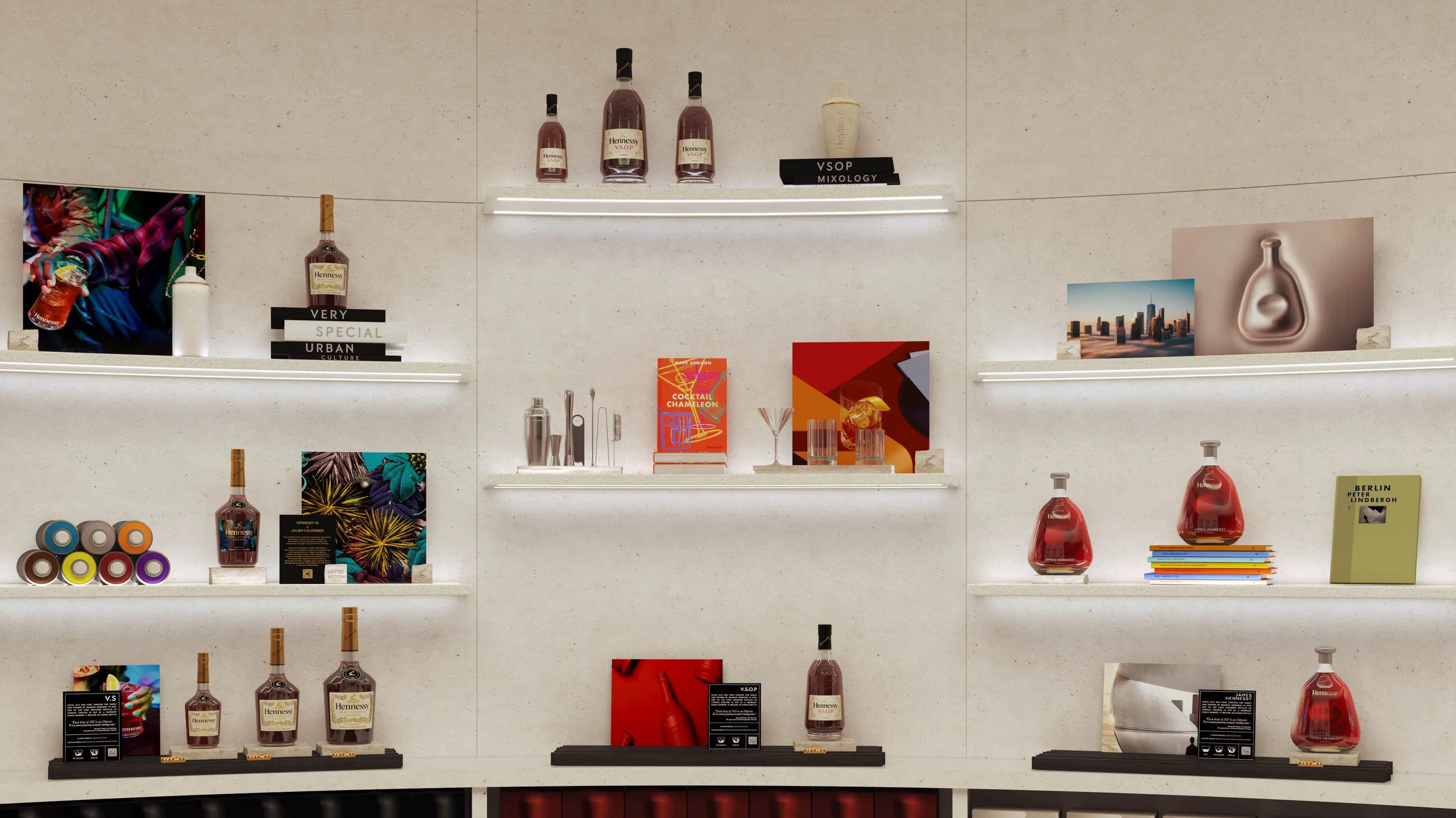CLIENT: HENNESSY - PROJECT: MACAU AIRPORT, BRANDED EXPERIENTIAL DESIGN