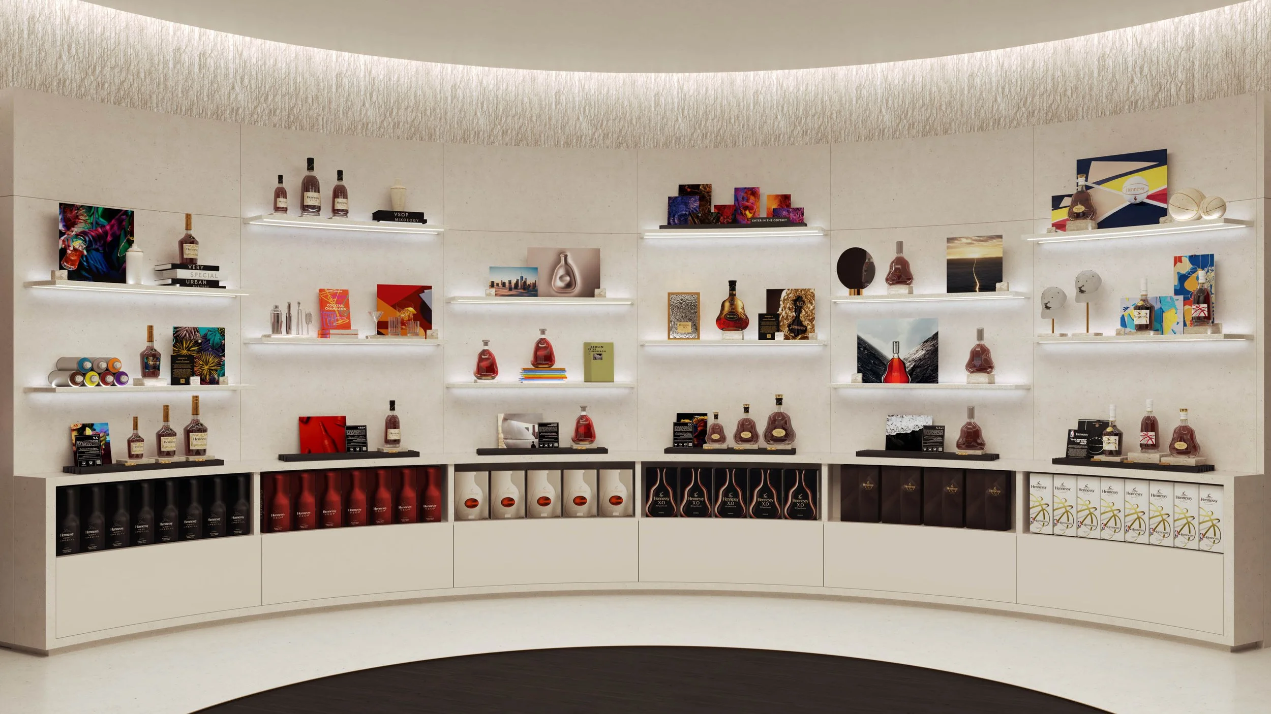 CLIENT: HENNESSY - PROJECT: MACAU AIRPORT, BRANDED EXPERIENTIAL DESIGN