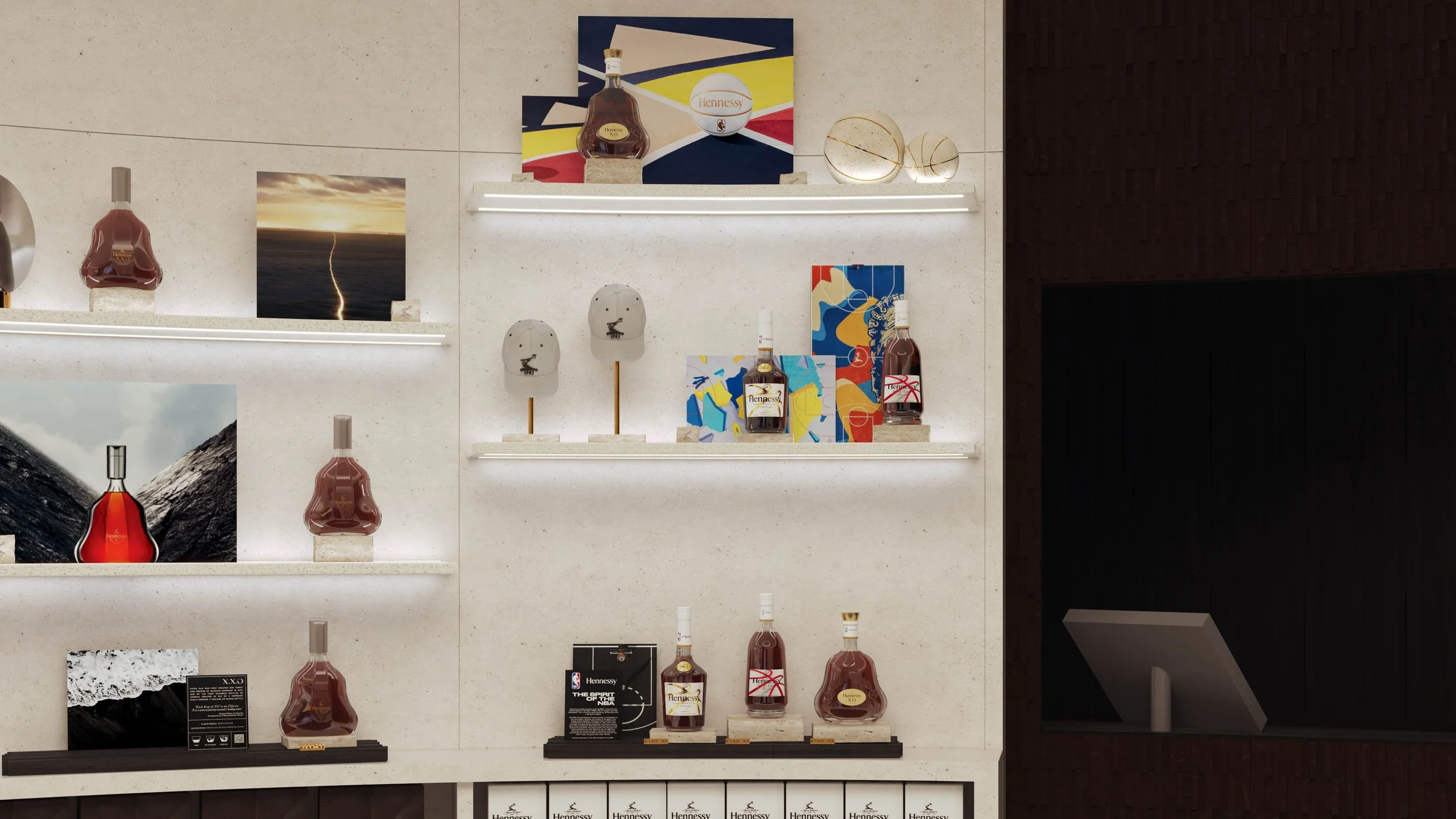 CLIENT: HENNESSY - PROJECT: MACAU AIRPORT, BRANDED EXPERIENTIAL DESIGN