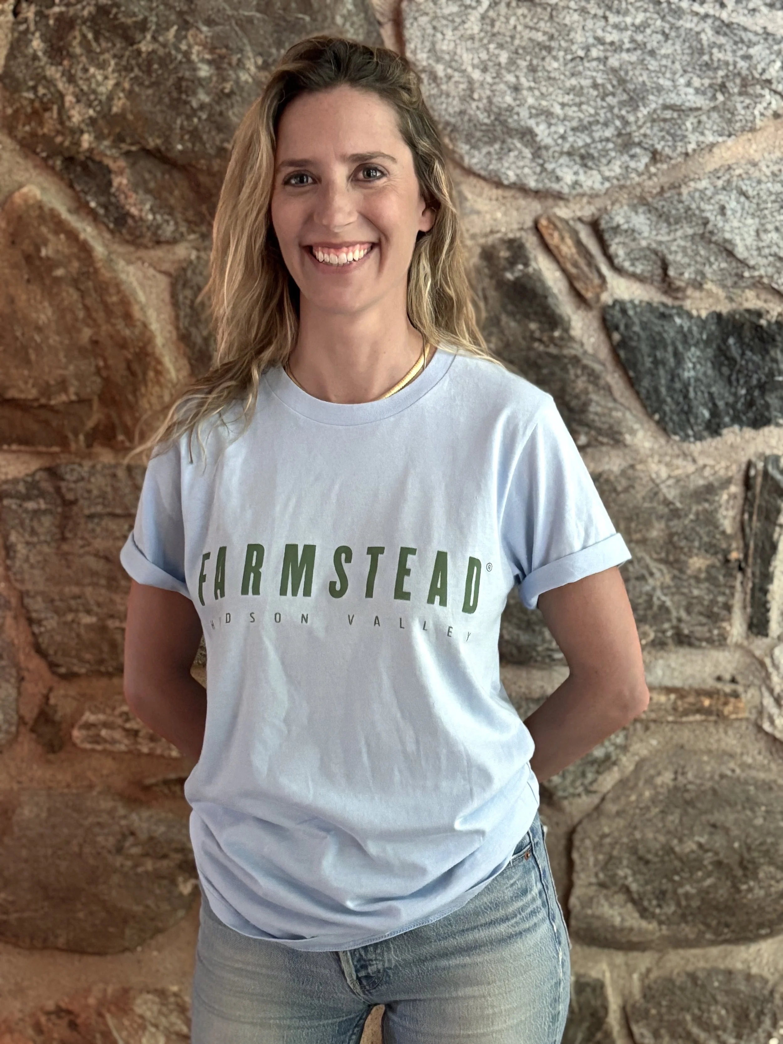 Farmstead Tee Light Blue