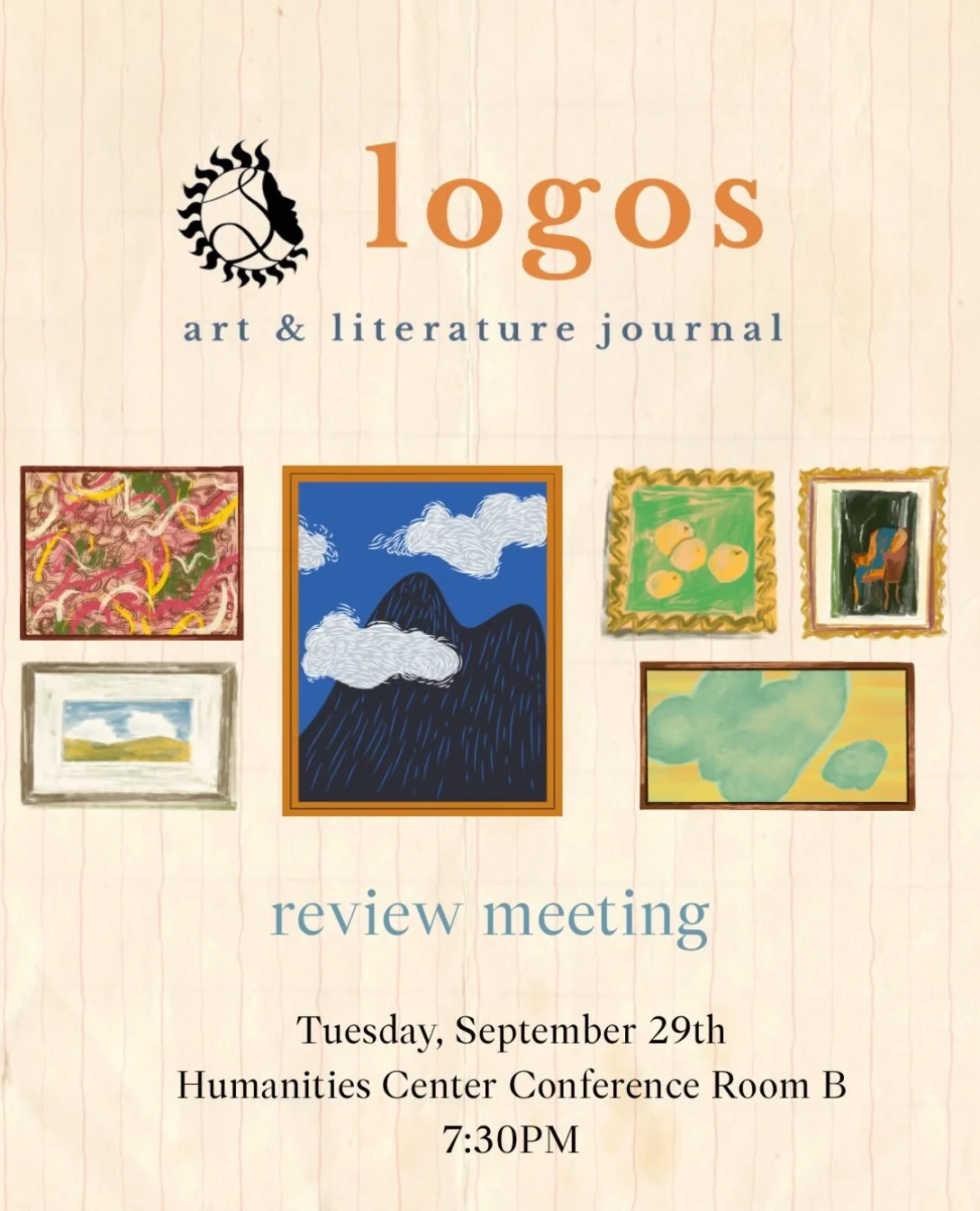 Join us next week for our first review meeting! Looking to submit? Link in bio!