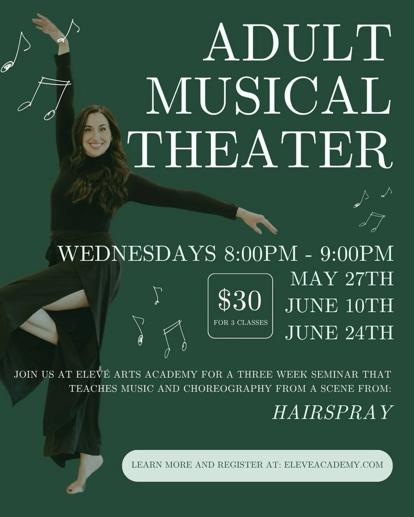 Get ready to sing, dance, and shine in Elev&eacute;&rsquo;s new Adult Musical Theater class! Whether you&rsquo;re a seasoned performer or stepping into the studio for the very first time, this high-energy class is all about having fun while building 