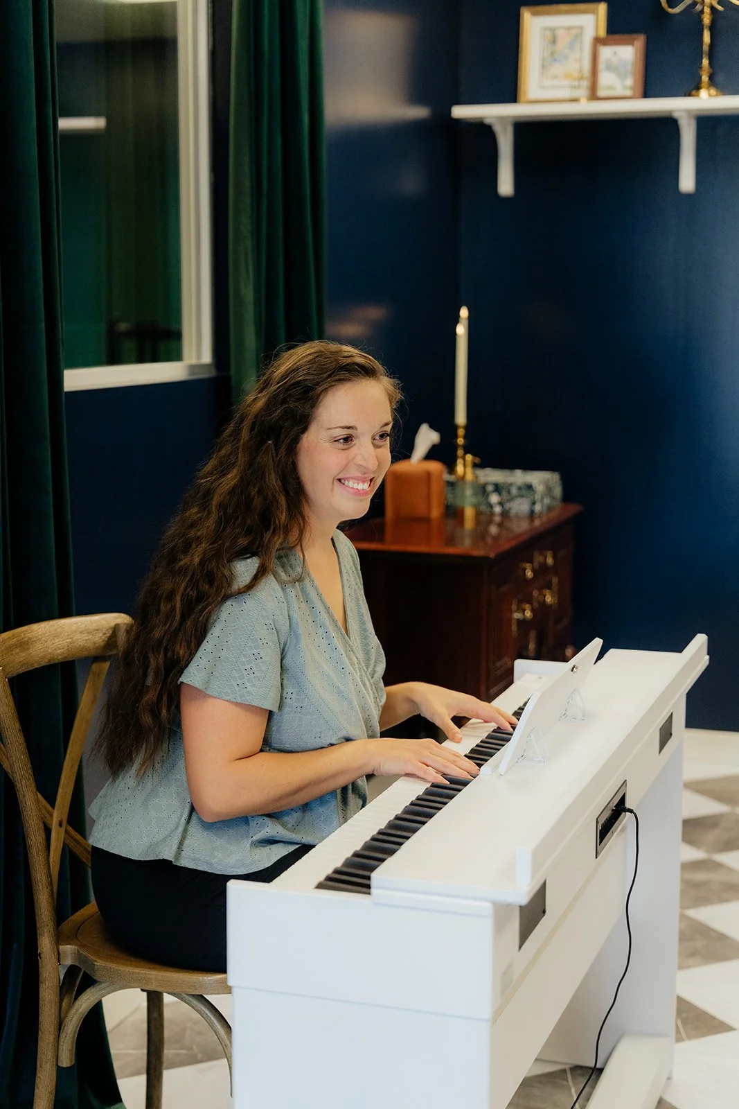Instructor leading a music class for kids in syracuse utah