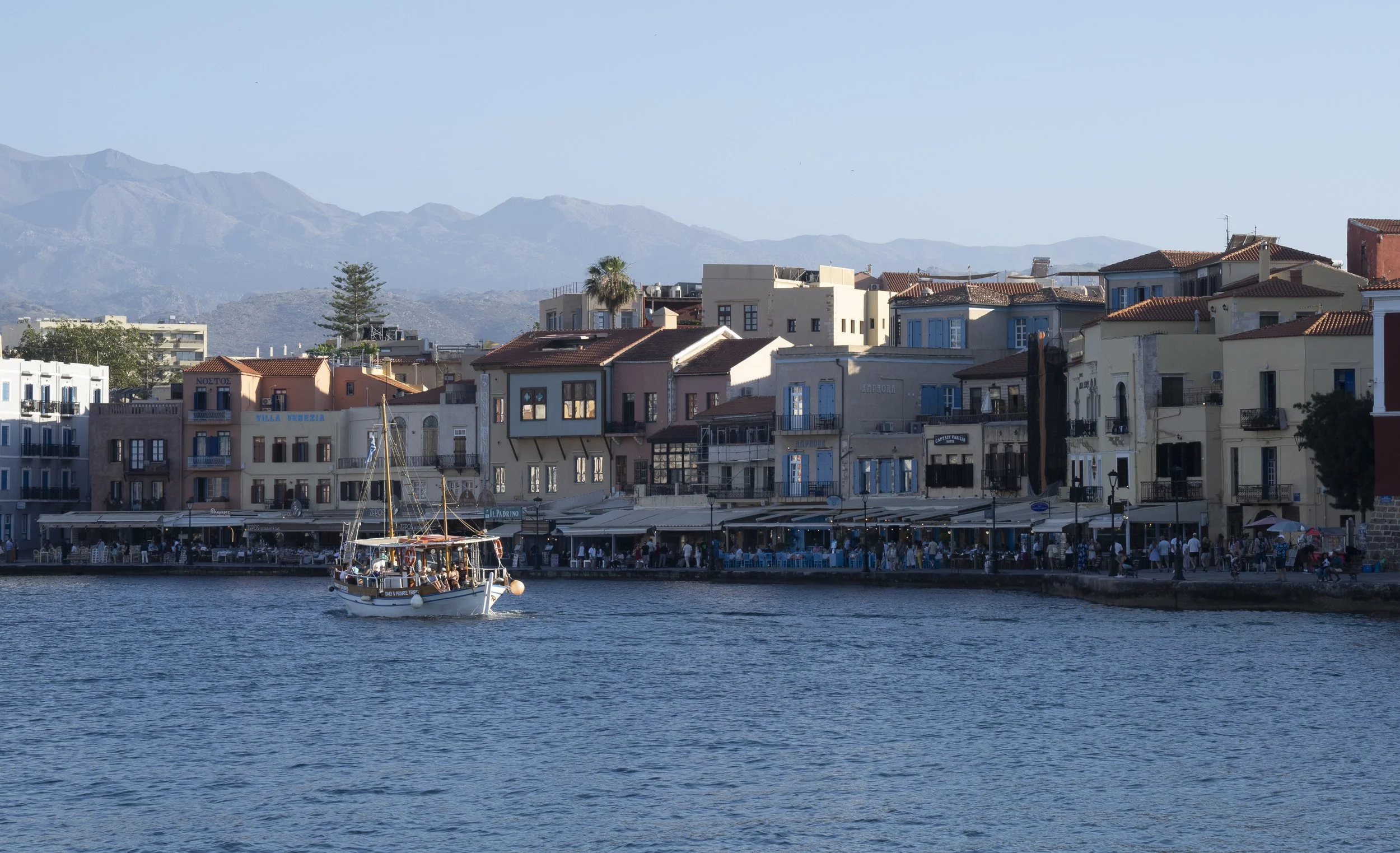 The Old Venetian Harbor, Chania, Crete, Greece