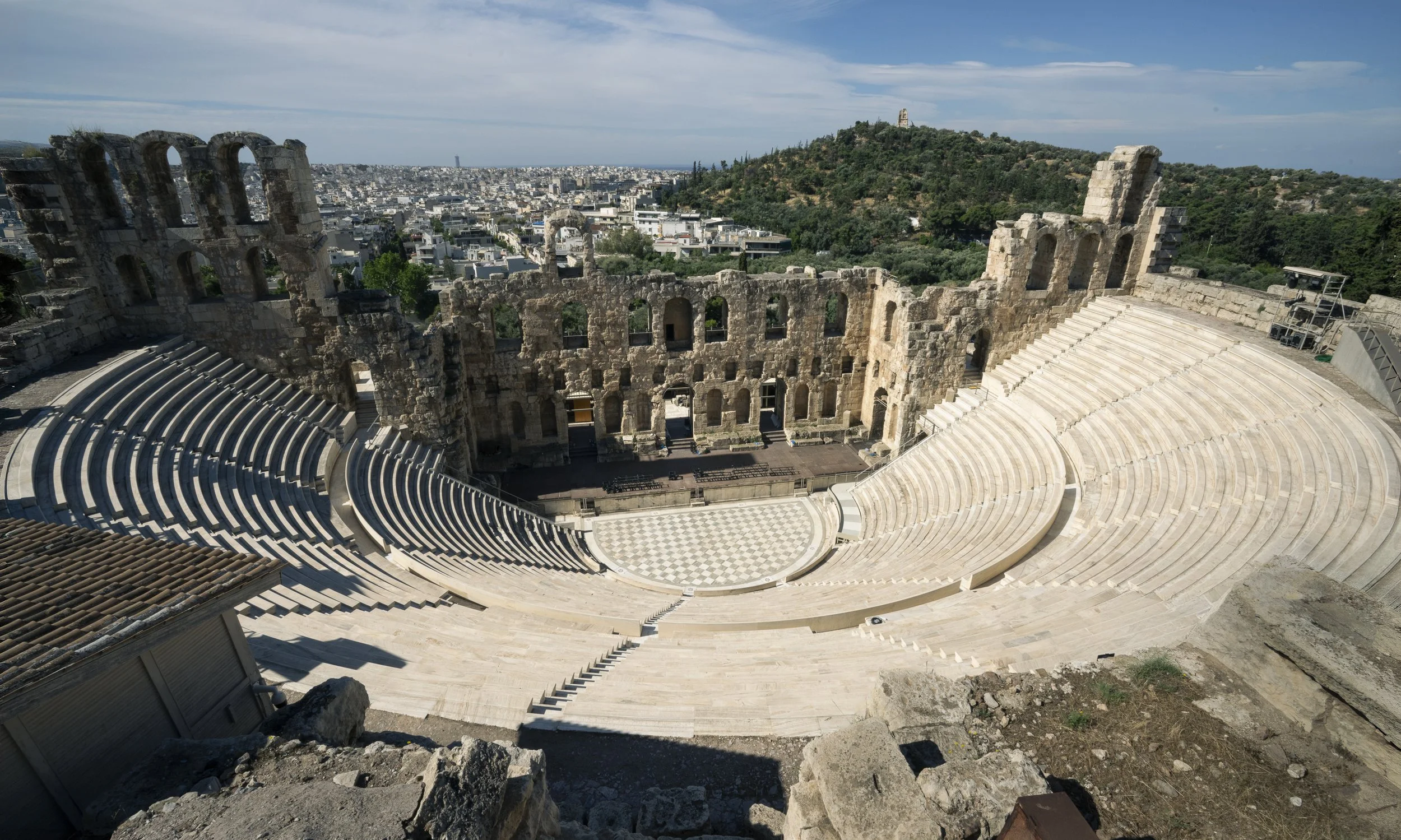 The Odeon of Herodes Atticus - as desirable of a concert venue now as it was two millennia ago.  Athens, Greece