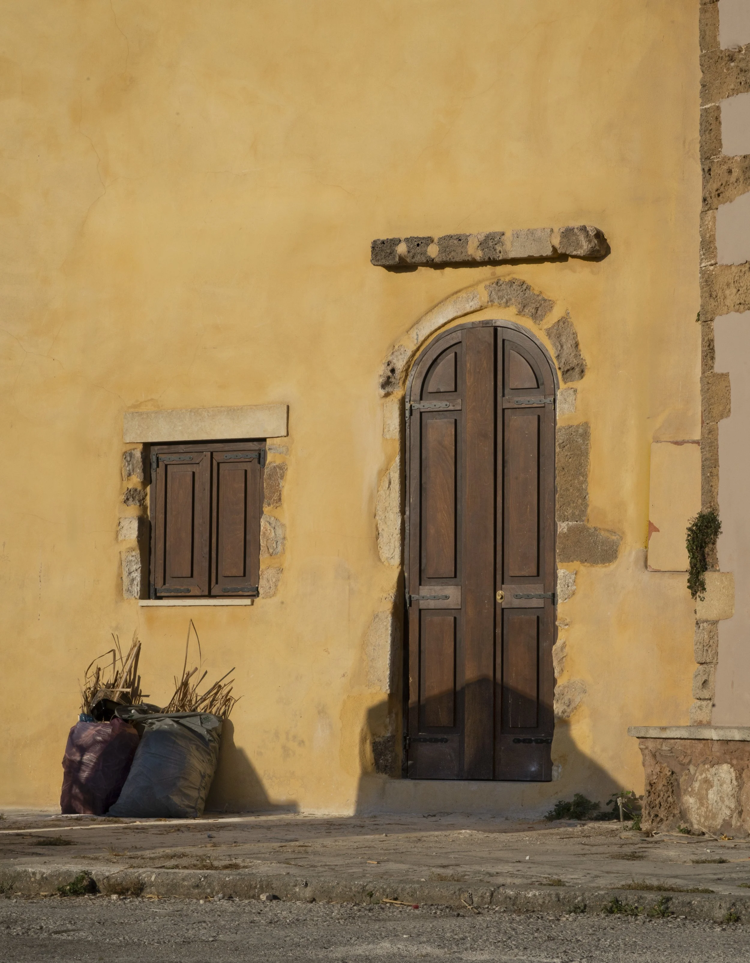 Door & window - Old Venetian Harbor, Chania, Crete, Greece
