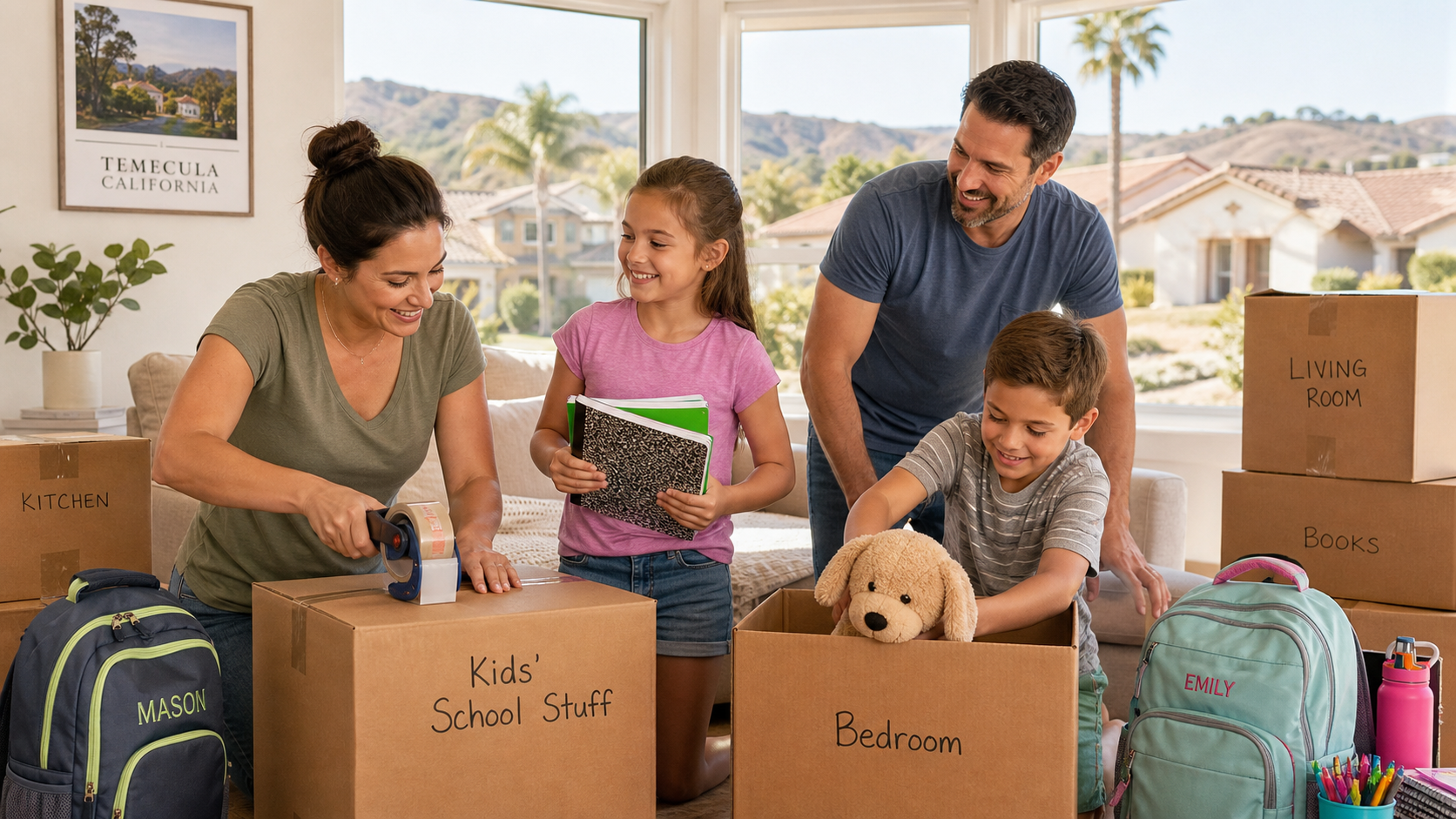 Moving This Summer Between School Years? A Temecula Family Guide for Parents With Kids in School