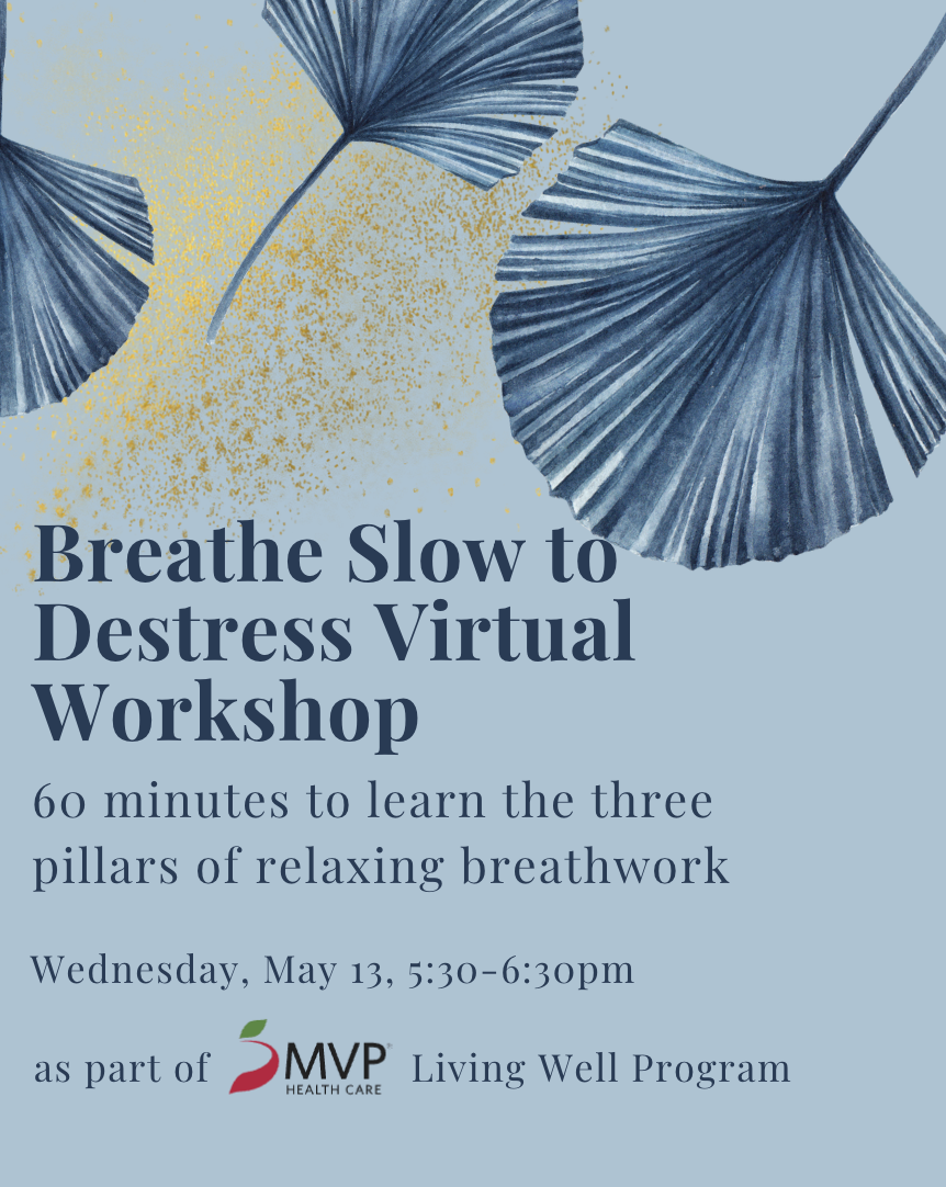 Breathe Slow to Destress 