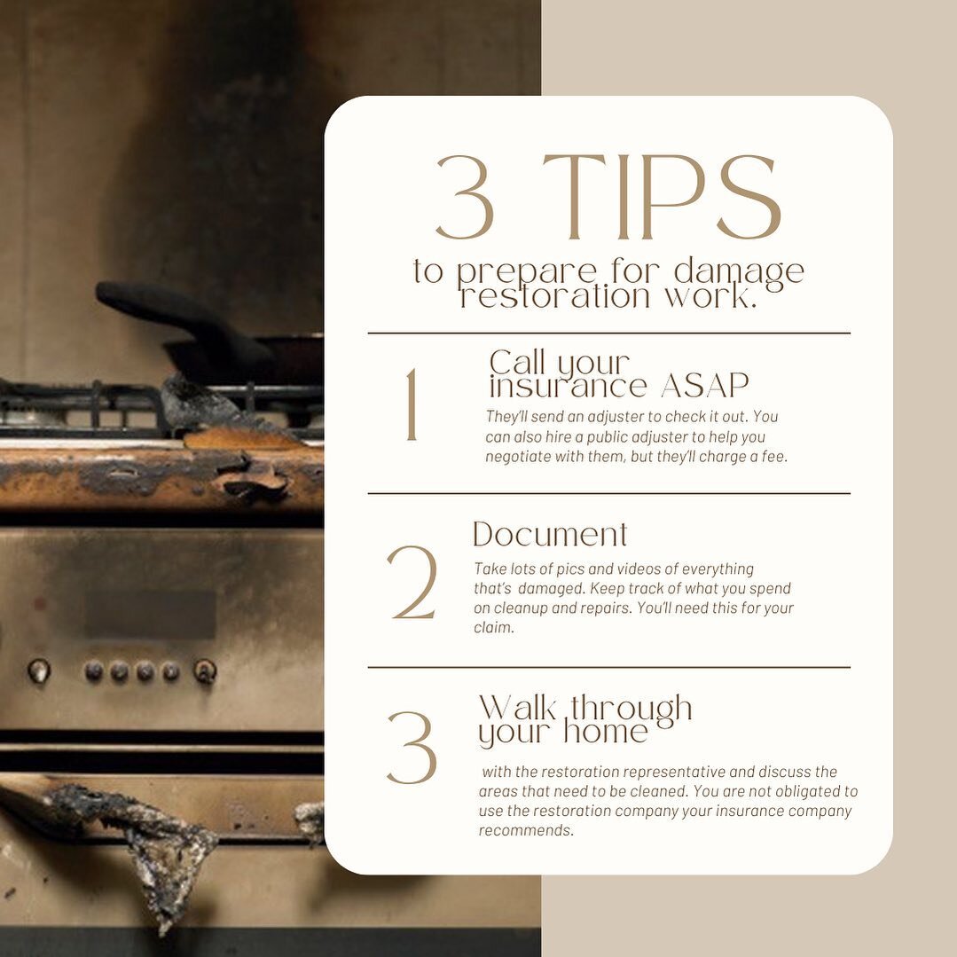 Hey everyone, we hope you're having a great day! We wanted to share some tips with you on how to get ready for the restoration company if you ever have water, mold or fire damage in your home. Trust us, it's not fun, but these tips will help you save