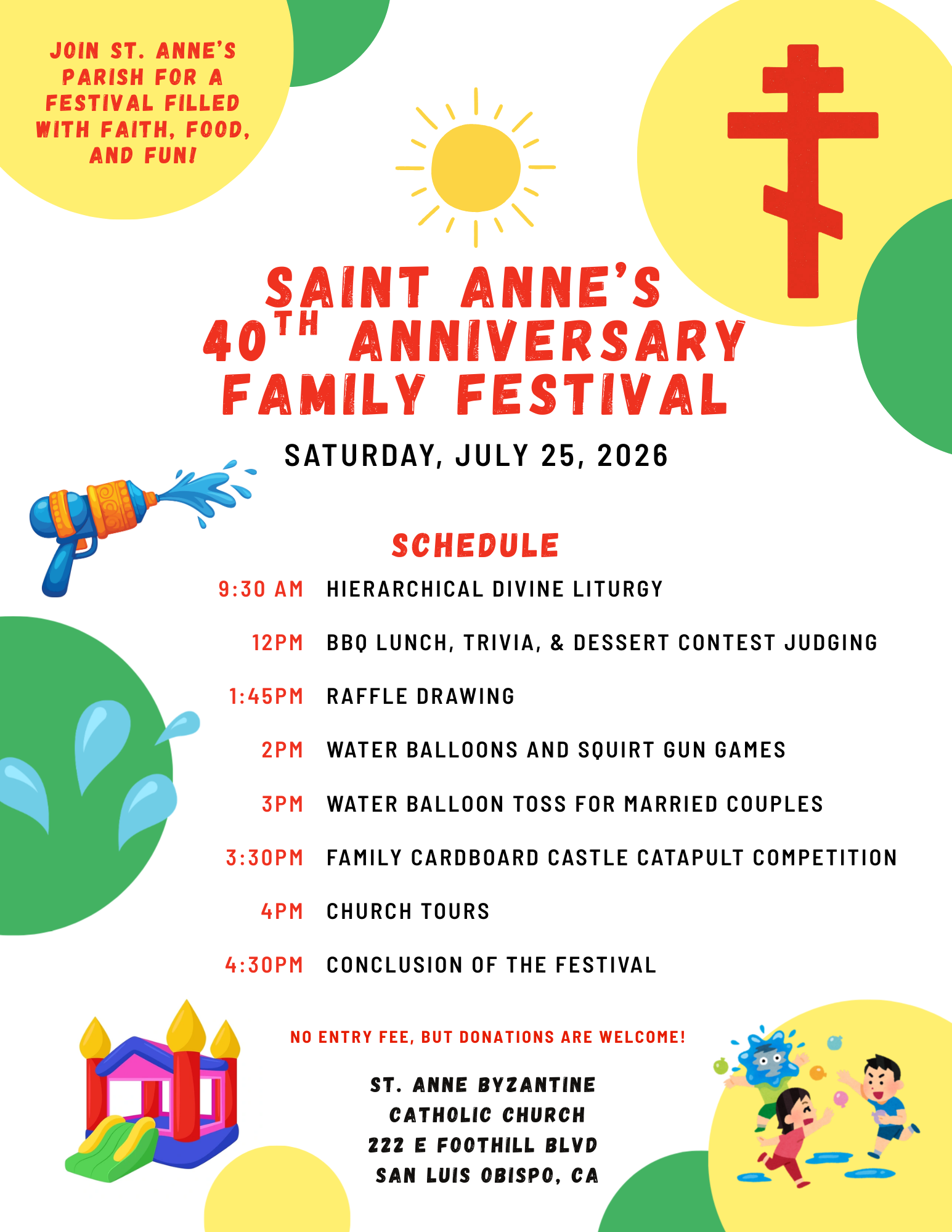 Parish 40th Anniversary Festival