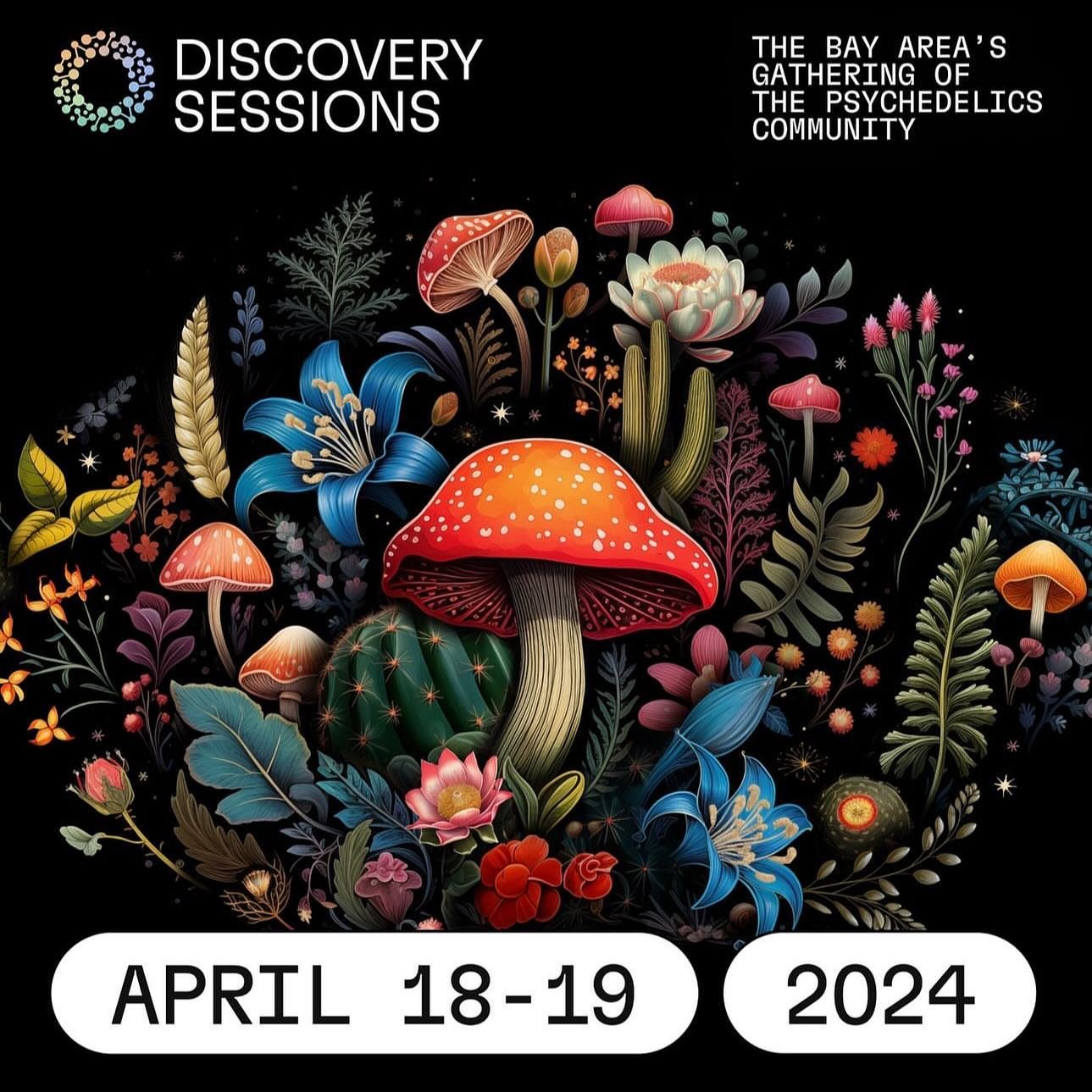 It&rsquo;s HERE❣️😍 I have been simmering on this Psychedelics Conference, collaborating w @discoverysessionssf, for months, to finally share that I will be participating in &ldquo;The Bay Area&rsquo;s Gathering of the Psychedelics Community&rdquo; t