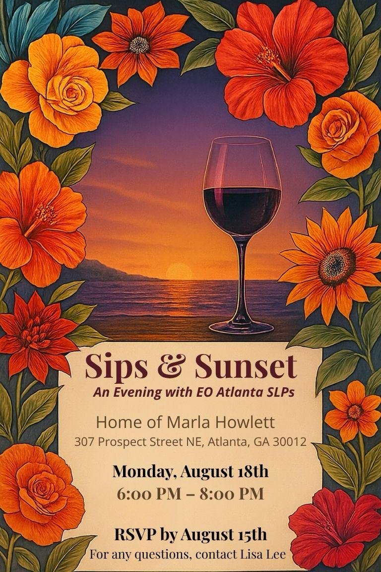 Sips & Sunset – An Evening with EO Atlanta SLPs