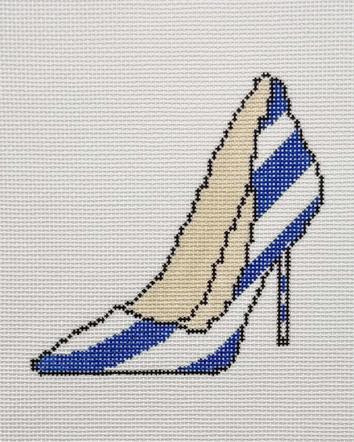 IBD28 Blue Stripe Heel 4 x 4  18M