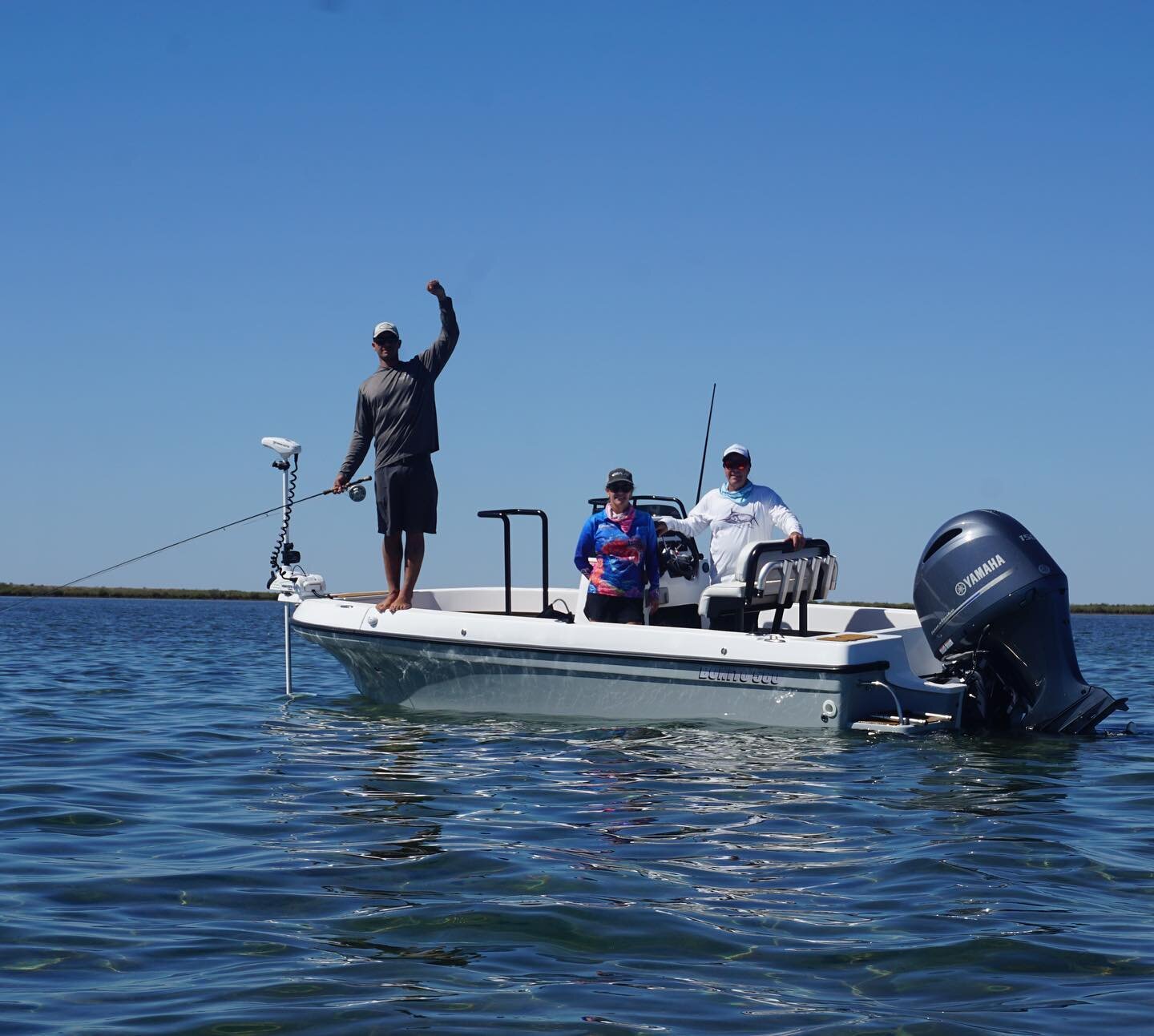MEET THE TEAM! @nervouswater_anz #flyfishing #australianflyfishing #flyfishingaustralia #saltwaterfly #saltwaterflyfishing #sportsfishing #bonitoboats #yamaha #exmouth #exmouthwa #ningaloo #ningalooreef