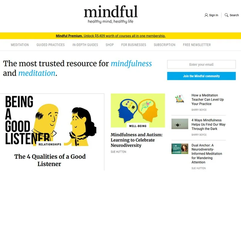 Website: Mindful 