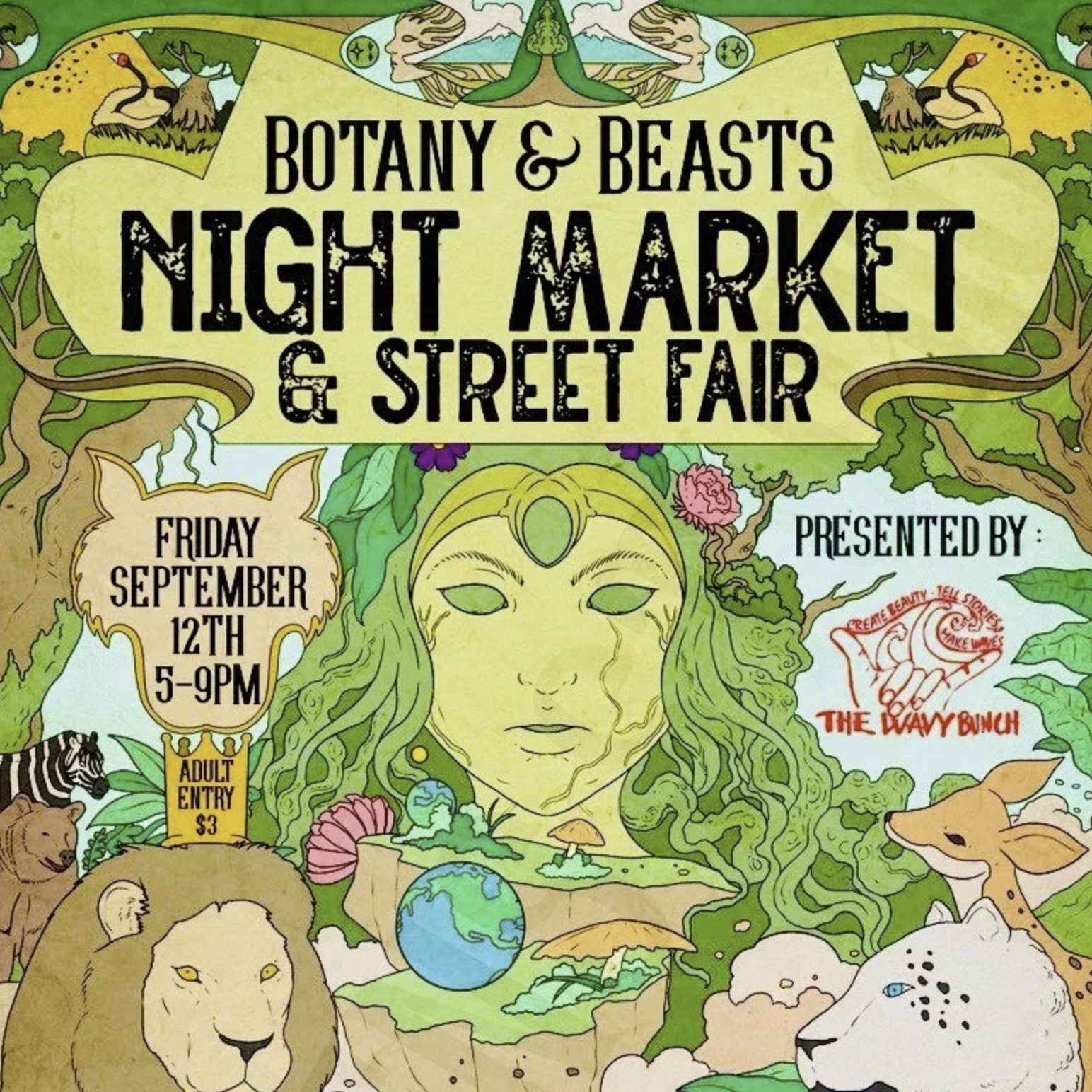 Botany & Beasts Night Market & Street Fair