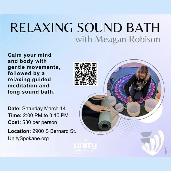 Feeling relaxed with Deanna M Doyle at Unity Spiritual Center