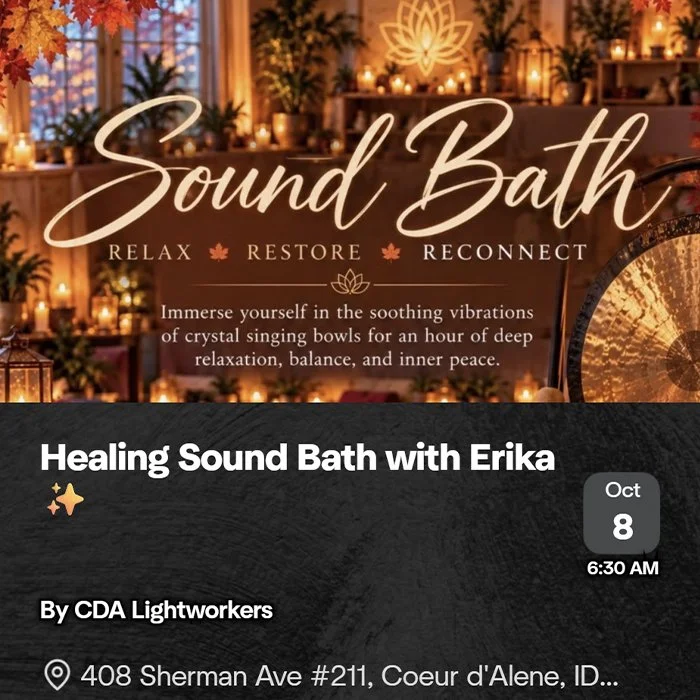 Healing Sound Bath with Erika 