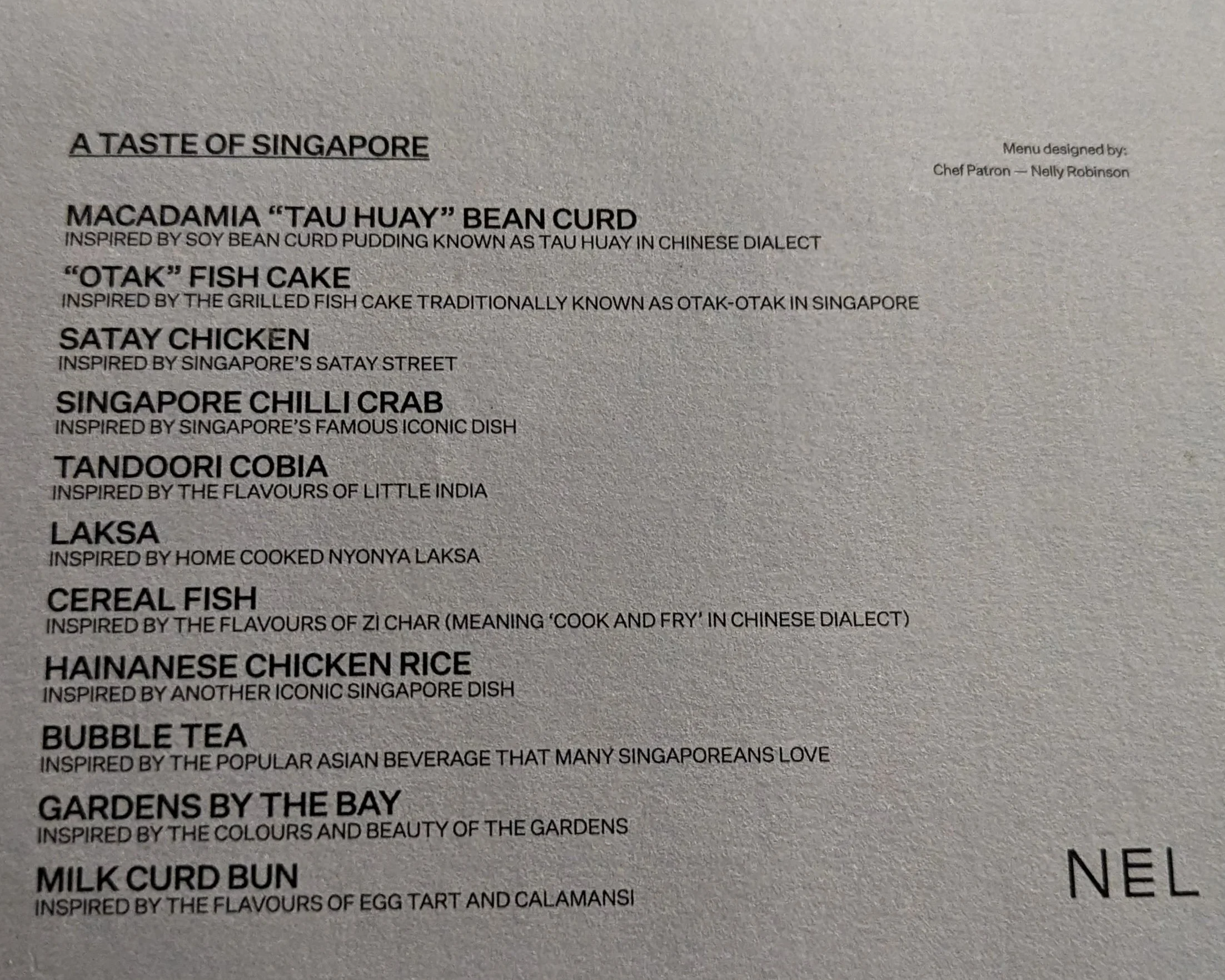 Nel Menu NEL - a funky bunker in the heart of Sydney — Have you been to...?