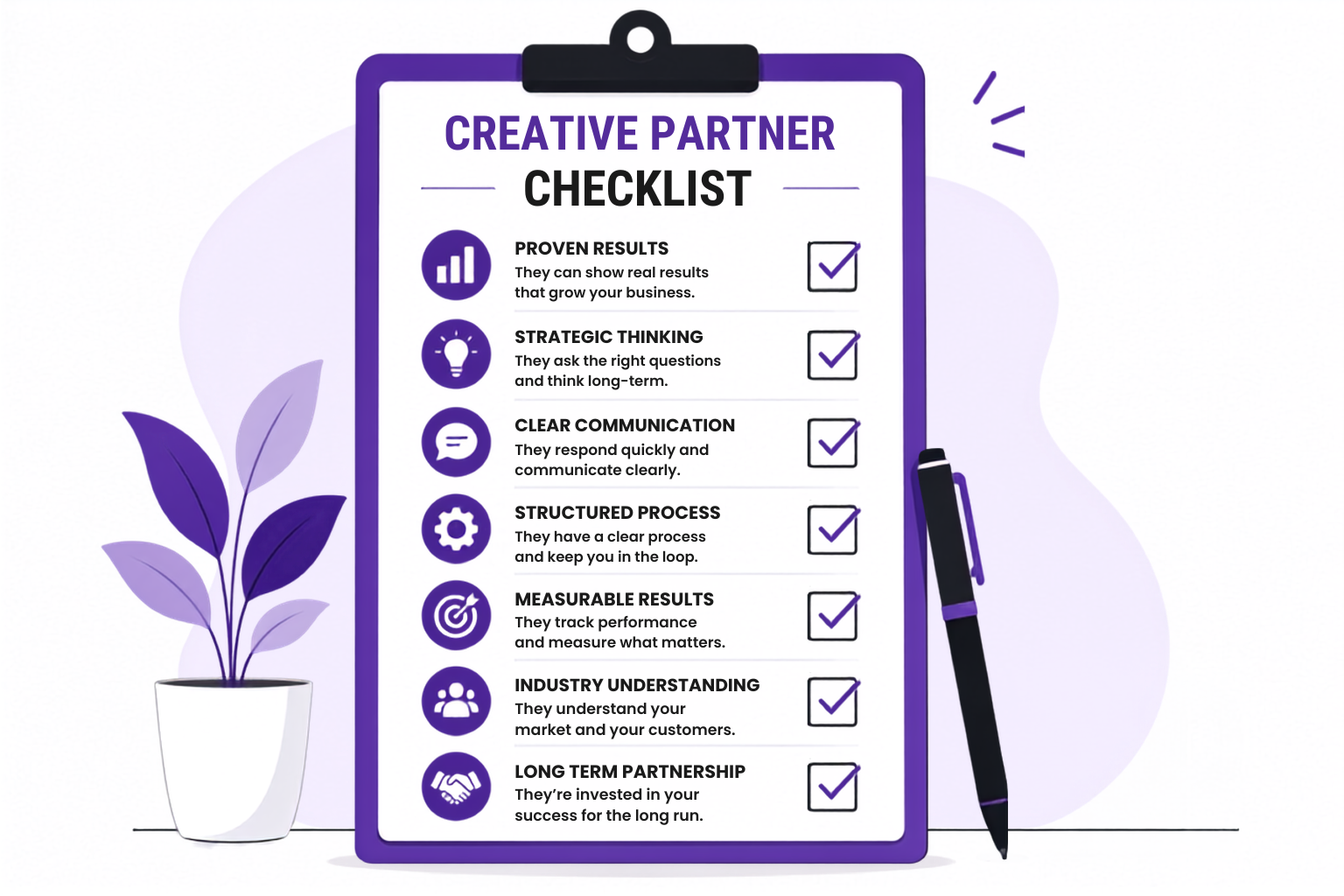 How to Choose a Good Creative Partner for your business: 7 Things You Should Actually Check