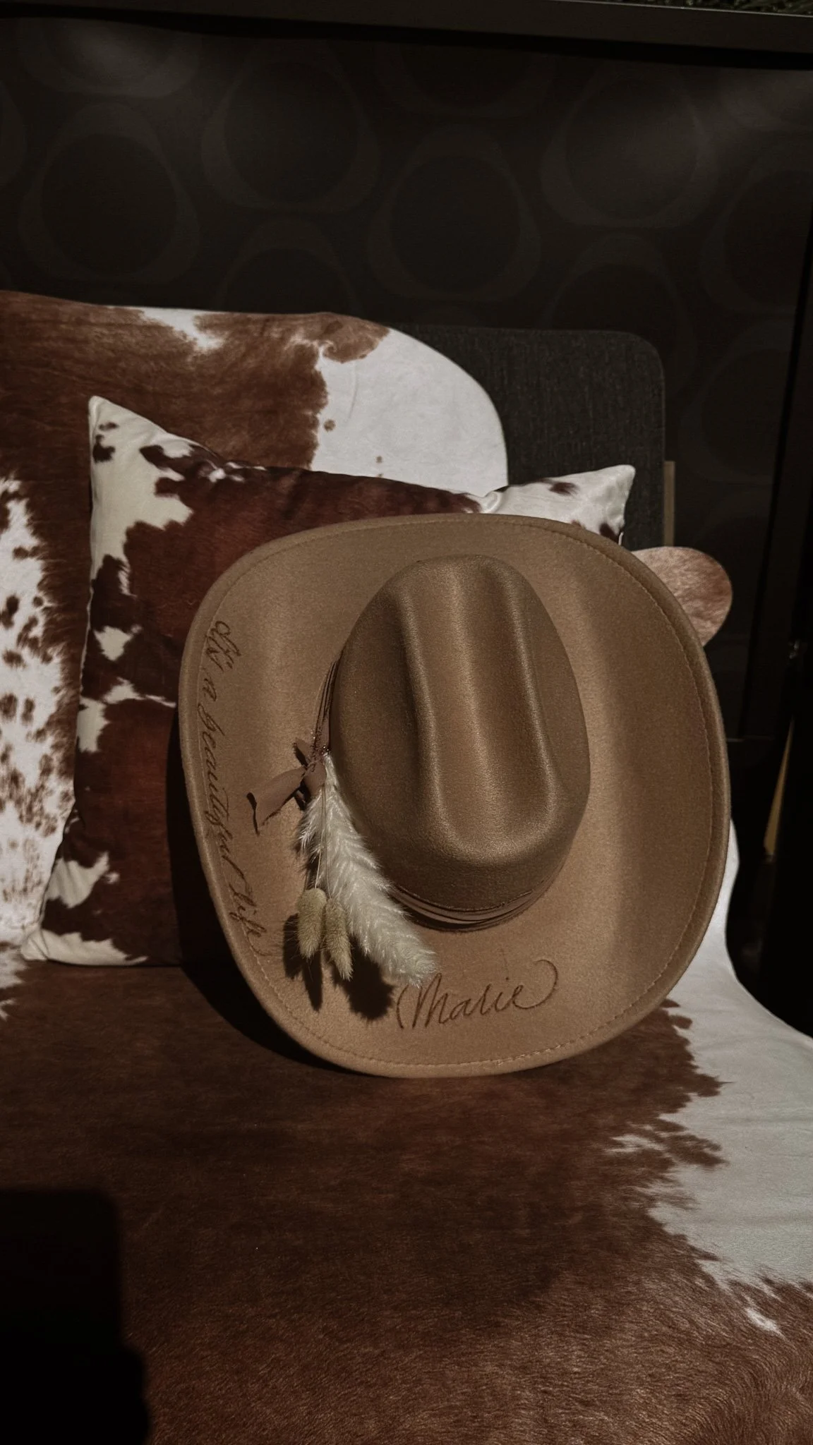 Cowboy Hat Tattoos: Live Pyrography for Calgary Stampede Events