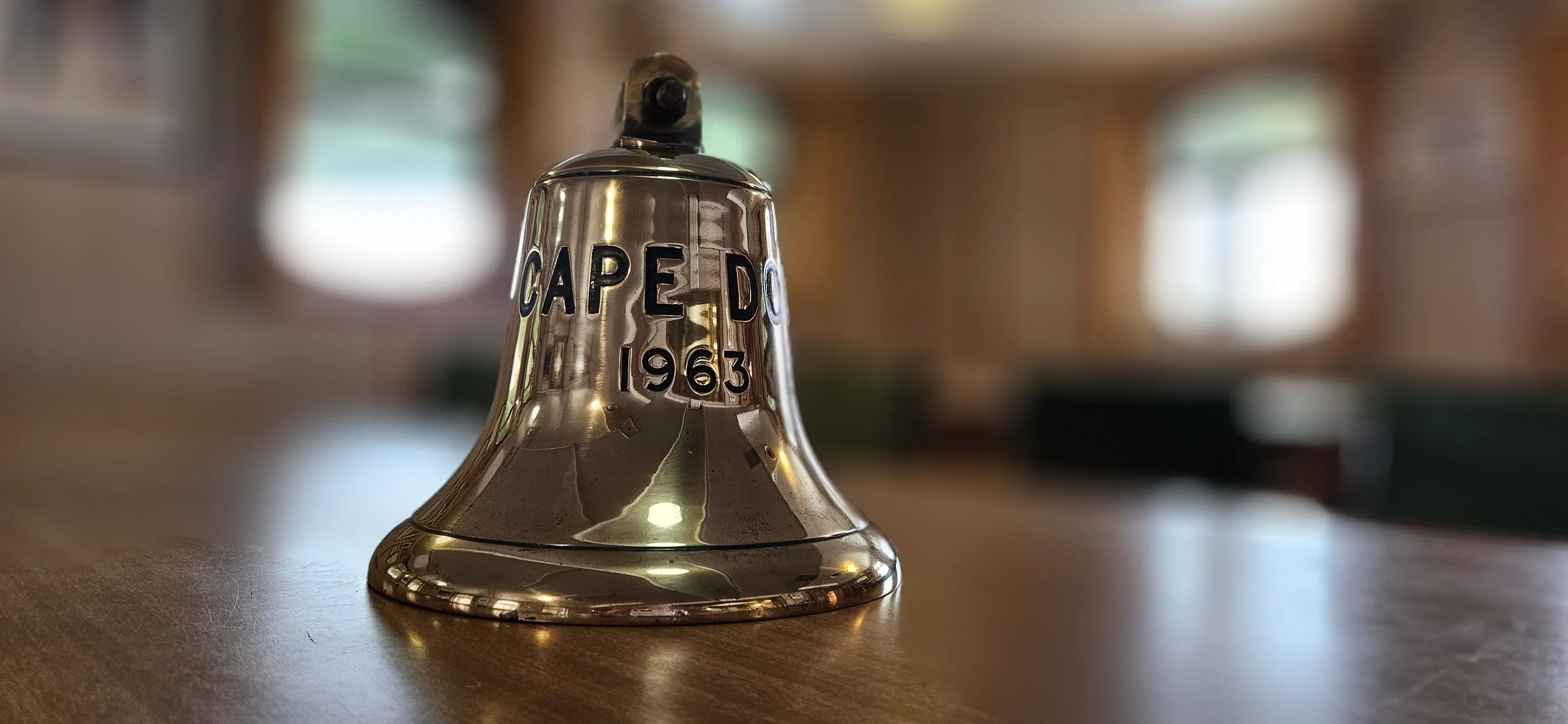 Original ship's bell for MV Cape Don, held in the archives of The Sea Heritage Foundation (SHF).