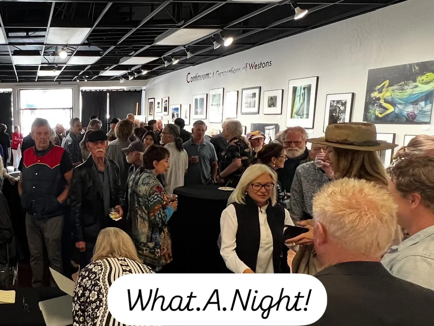 ✨ What a night! ✨
Our hearts are full after Saturday&rsquo;s opening reception for &ldquo;Continuum: Four Generations of Westons&rdquo; at Bradley Photographic Gallery.

It was an unforgettable evening &mdash; filled with community, conversation, and