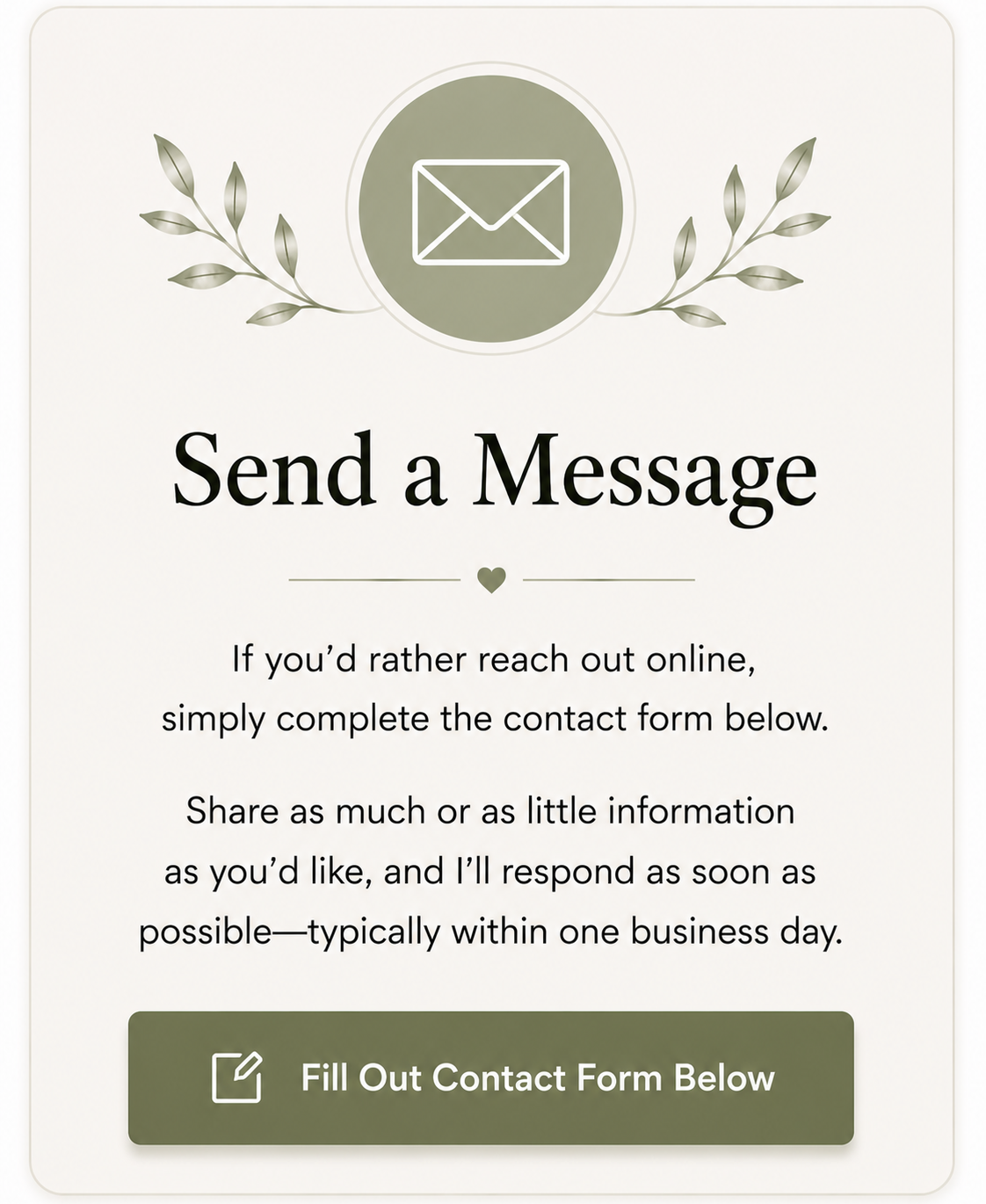 Fill out the form to send a message for counseling in Conyers, GA
