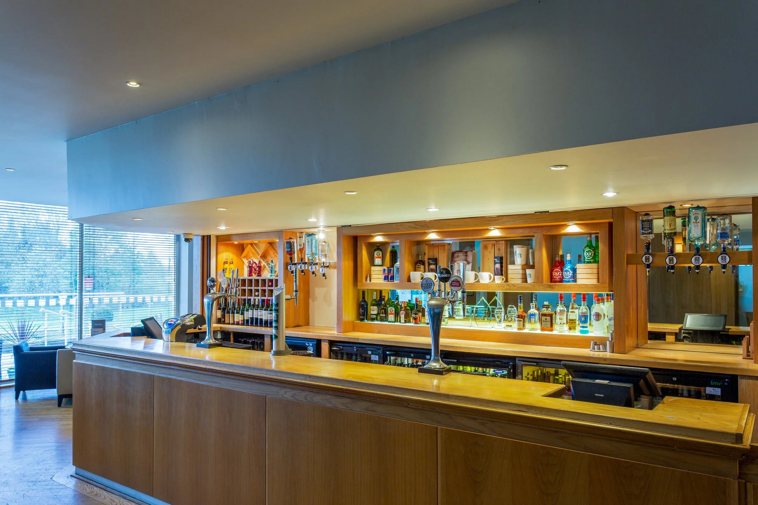 Daytime shot of the hotel bar at Holiday Inn, Rugby